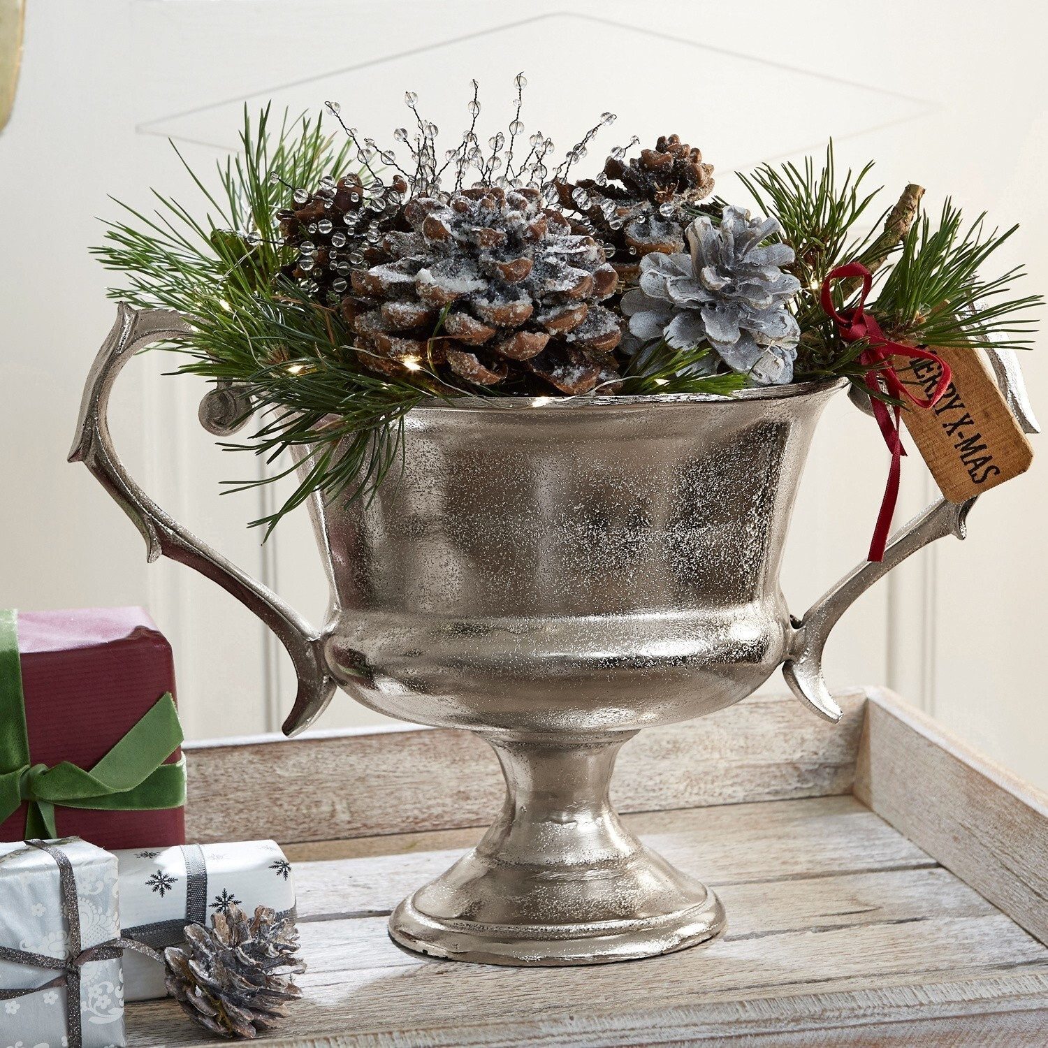 Mirabeau Dekoschale Schale Espère antiksilber günstig online kaufen