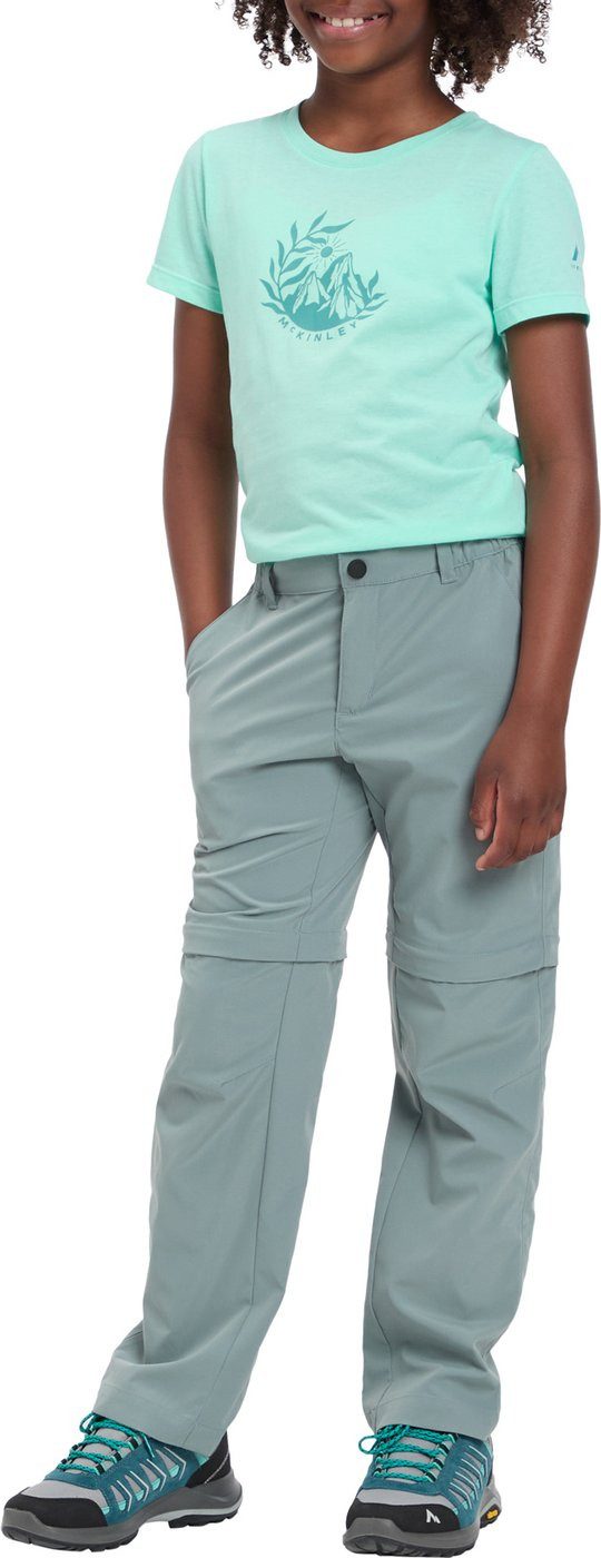 McKINLEY Softshellhose Ki.-Abzipphose Sanna ZFF PNT J BLUE SMOKE