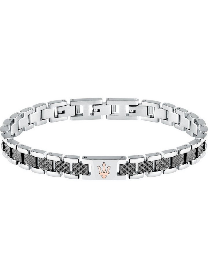 MASERATI Edelstahlarmband Maserati Herren-Armband Edelstahl