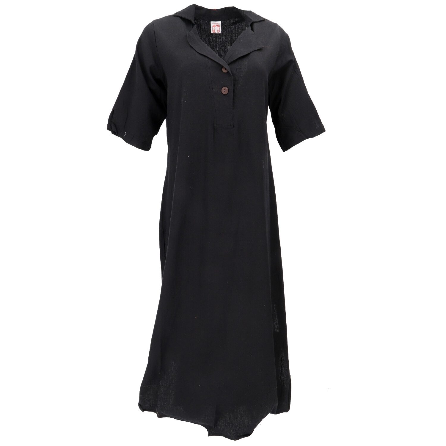 Guru-Shop Midikleid Luftiges Sommerkleid, Shirtkleid, Baumwoll.. günstig online kaufen