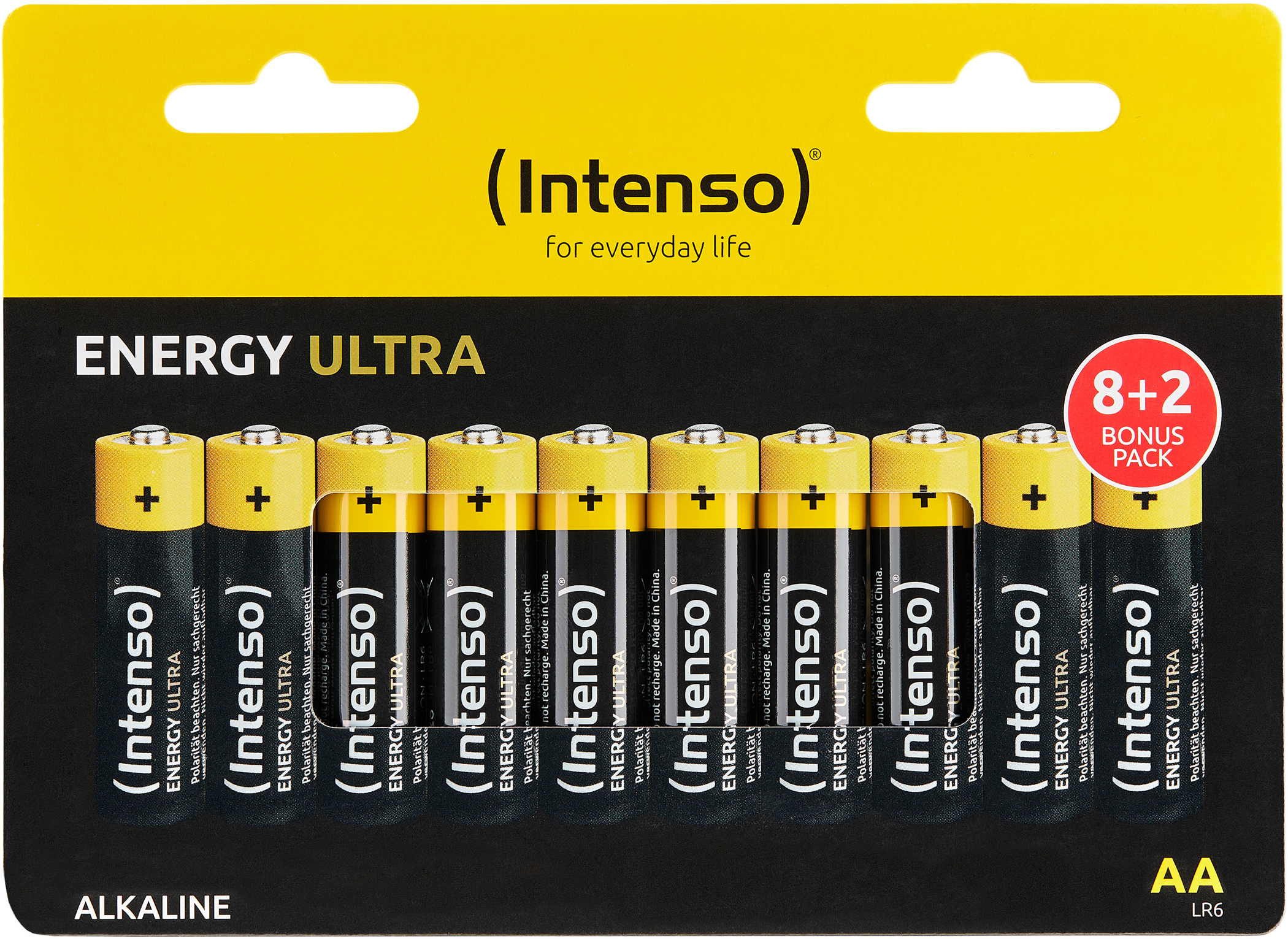 Intenso 10 Energy Ultra AA / Mignon Alkaline Batterien im 10er Karton Batterie