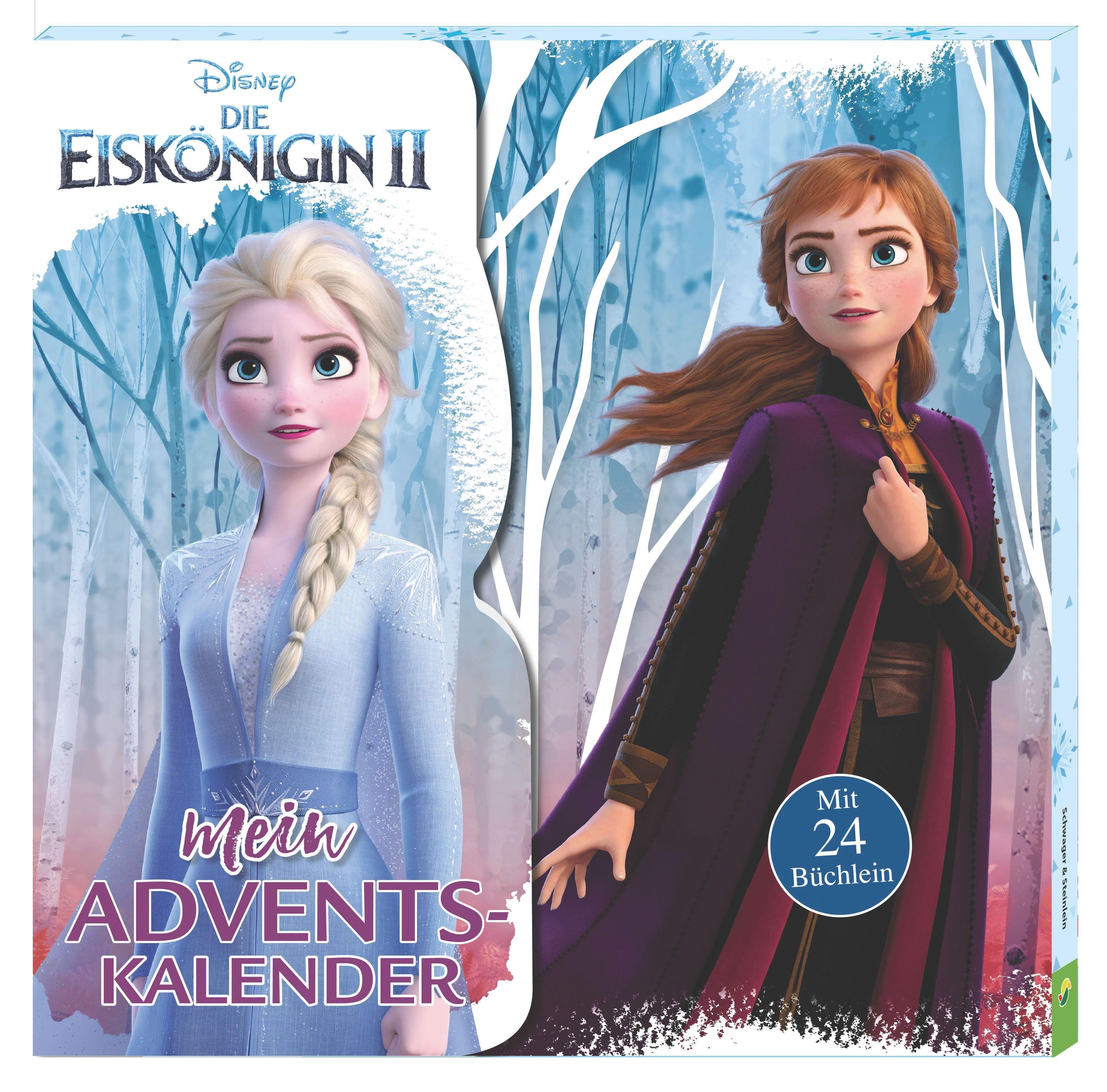 Schwager & Steinlein Verlag Adventskalender Die Eiskönigin 2 Mein Adventskalender. Kalenderbox mit 24 Mini-Büc...