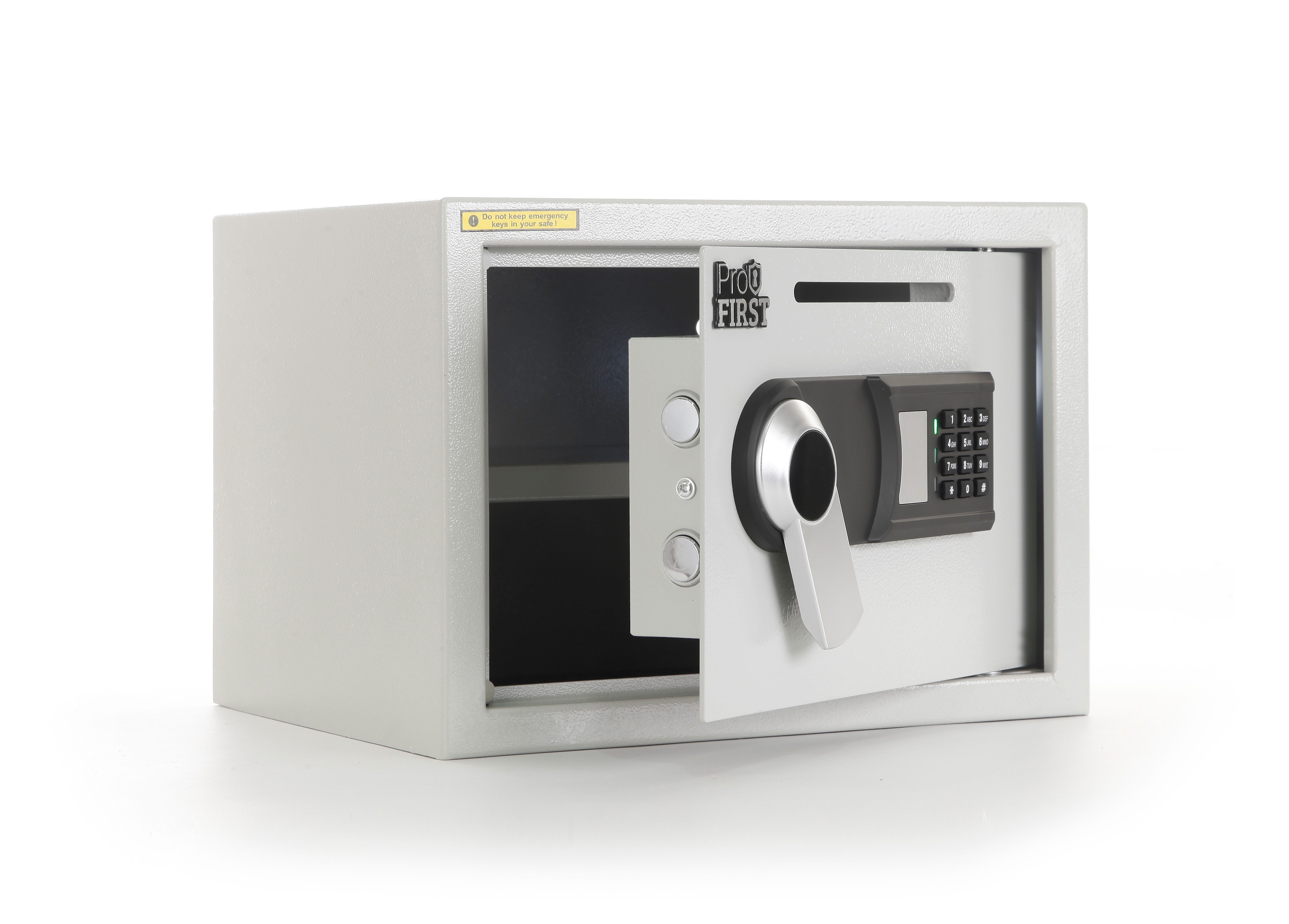 Profirst Möbeltresor Guardian 3 Einwurfschlitz Elektronikschloss Silber