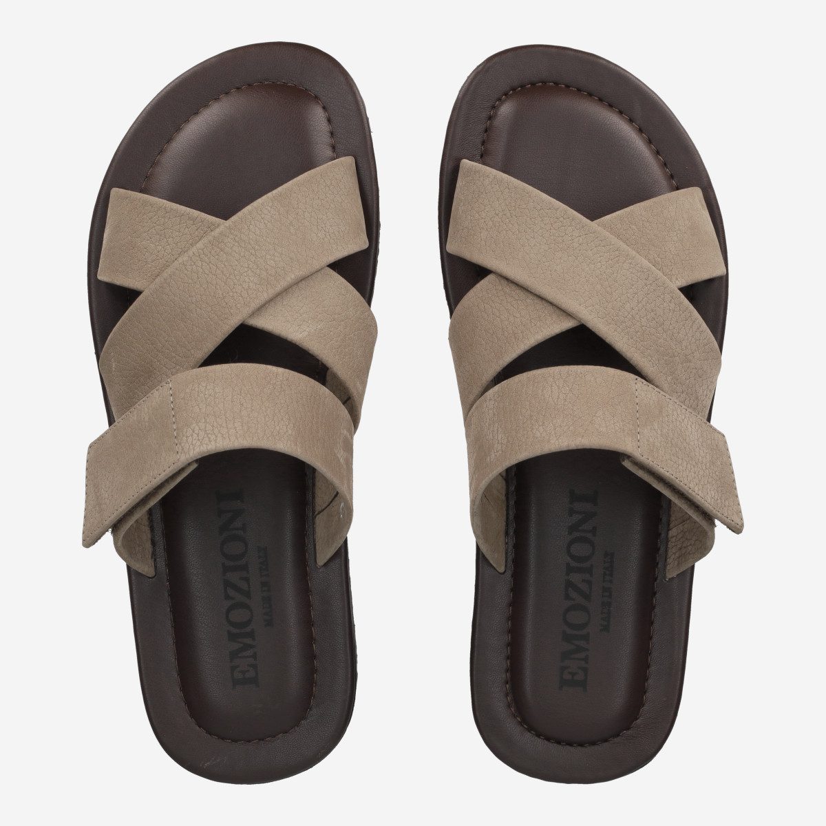Emozioni Emozioni M7940 OREGON KAKI, Sandaletten, Beige, Herren Sandalette