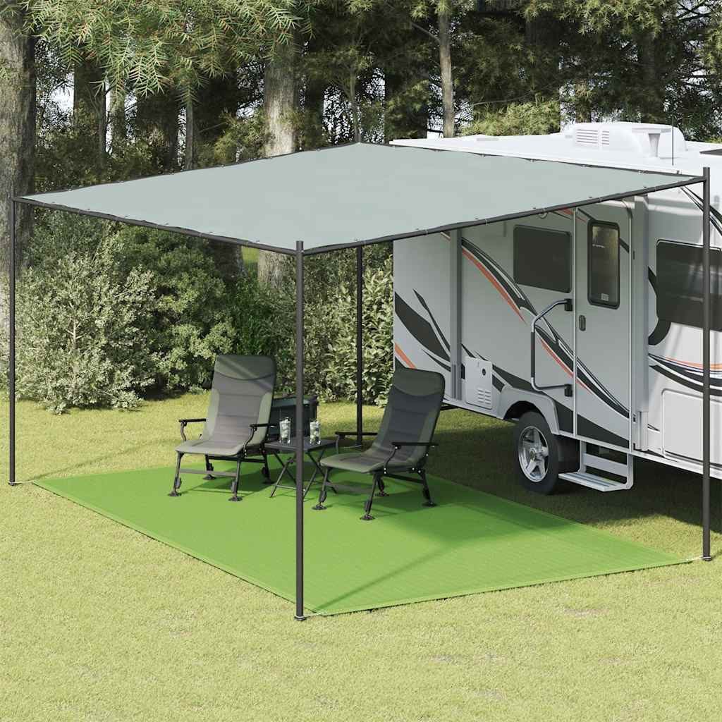 vidaXL Zeltteppiche, Zeltteppich Hellgrün 300x500 cm HDPE