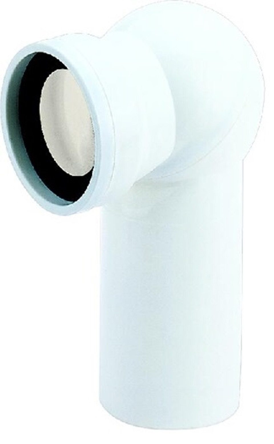 WC-Anschlussbogen DALLMER Atlasbogen 87, DN100, 0-90Gr. weiß