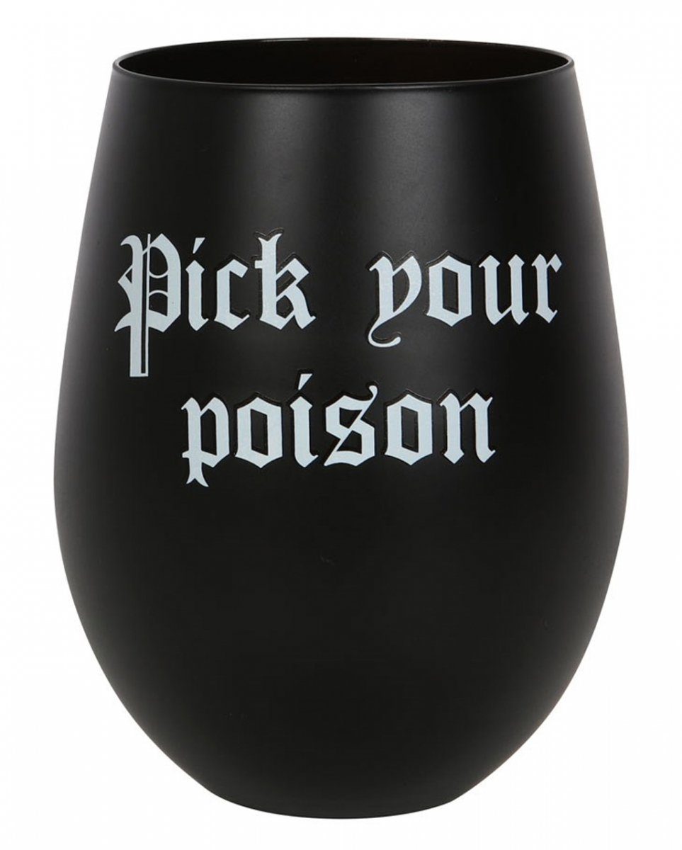 Horror-Shop Dekofigur Pick your Poison ";Wähle dein Gift"; Wei