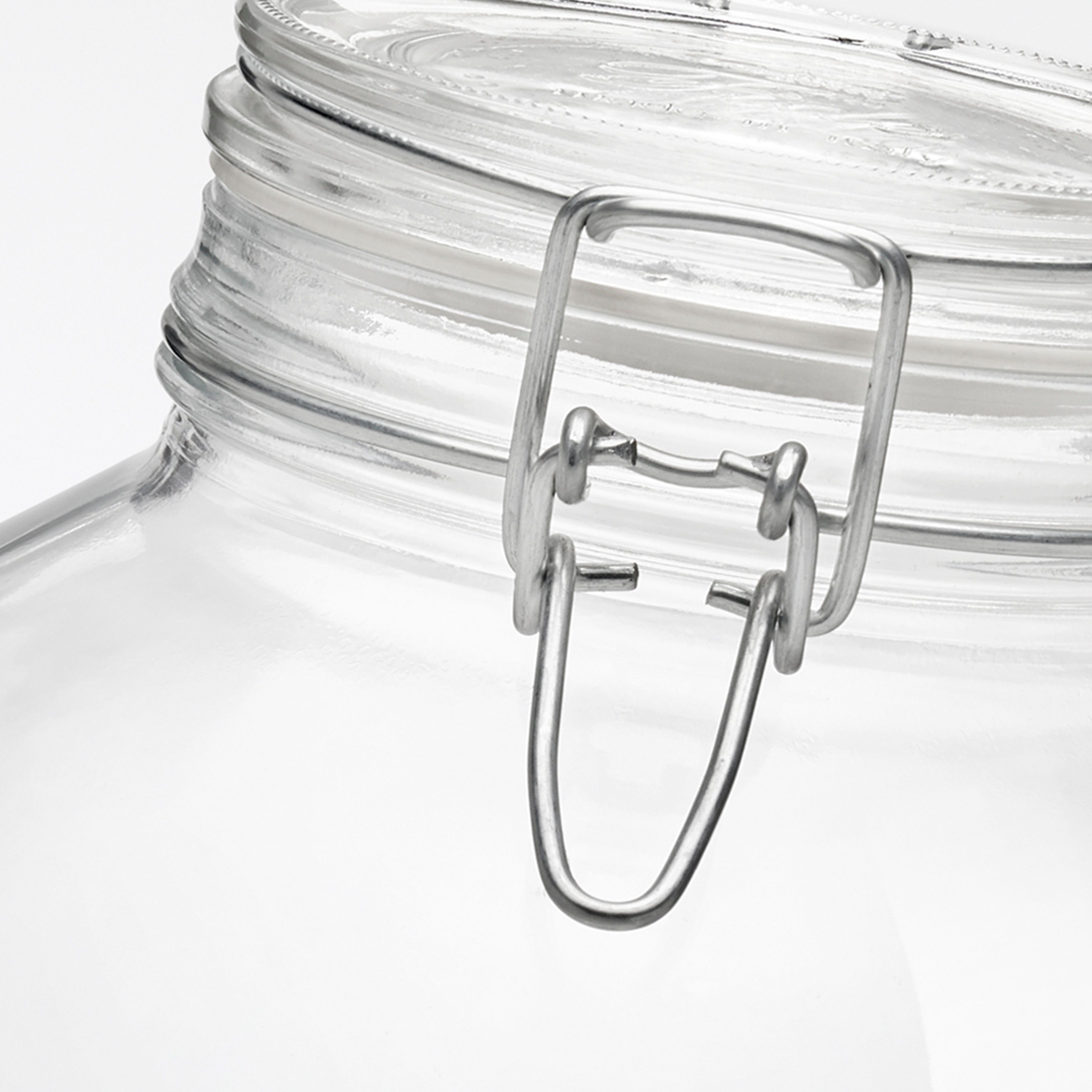 Bormioli Rocco Vorratsglas Fido, Glas, (1-tlg., 1 x 4,0l Fassungsvermögen), luftdicht verschließbar, mit Bügelverschluß – Bild 3 von 5