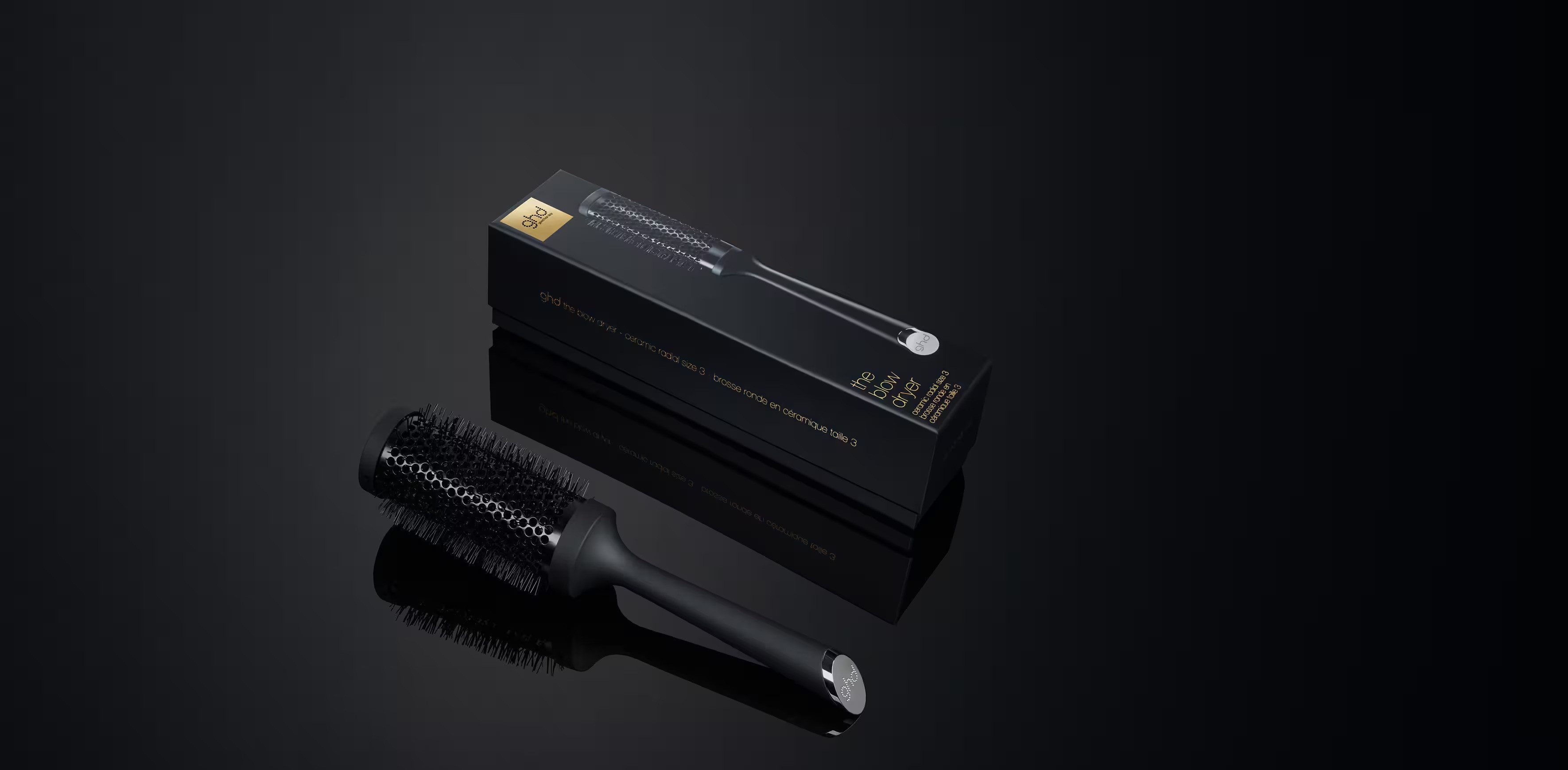 GHD Stylingbürste Ghd The Blow Dryer - Rundbürste - 45 mm, 1-tlg., Ihr Keramikkörper speichert die Föhnwärme