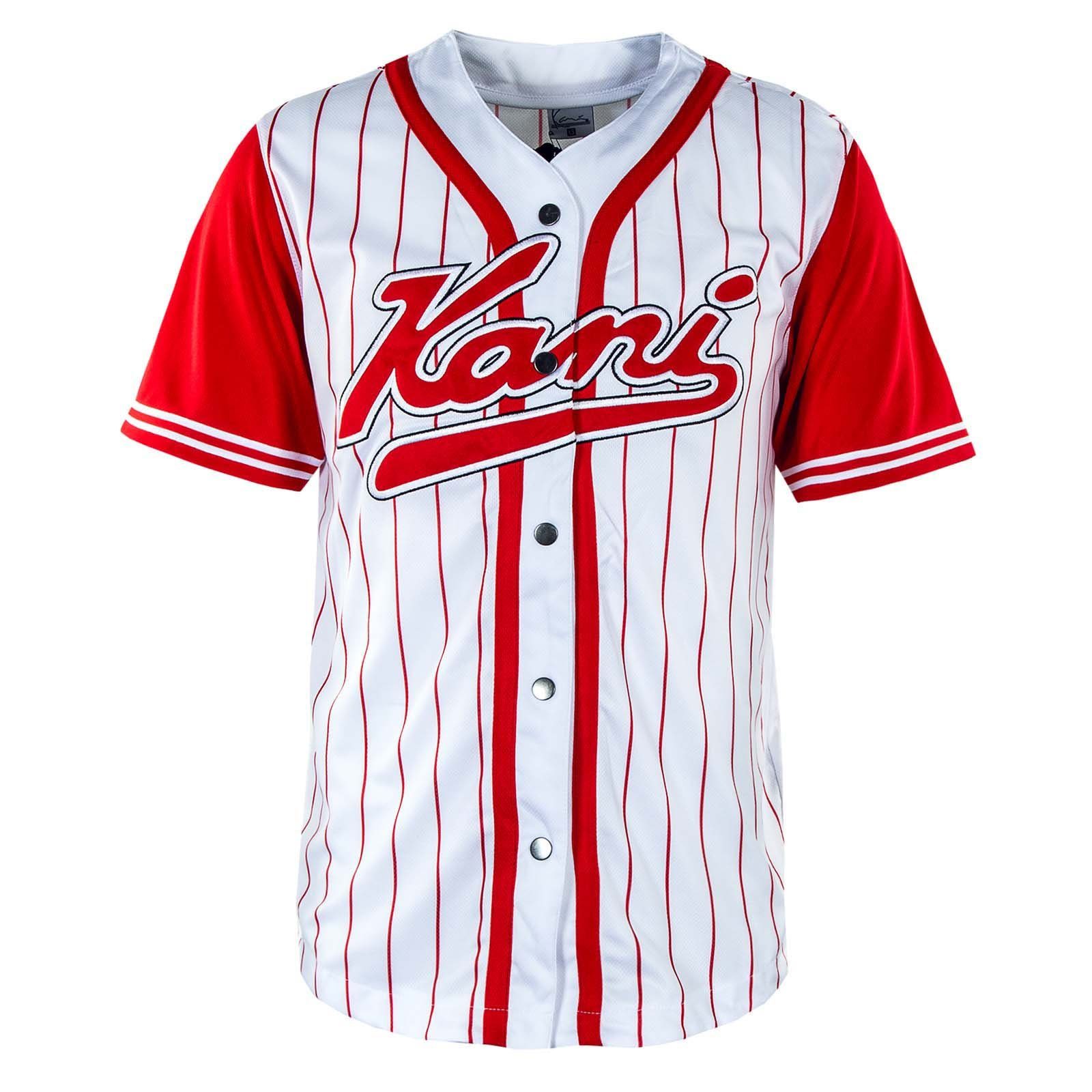 Block Kani Pinstripe T-Shirt Karl Baseball Varsity