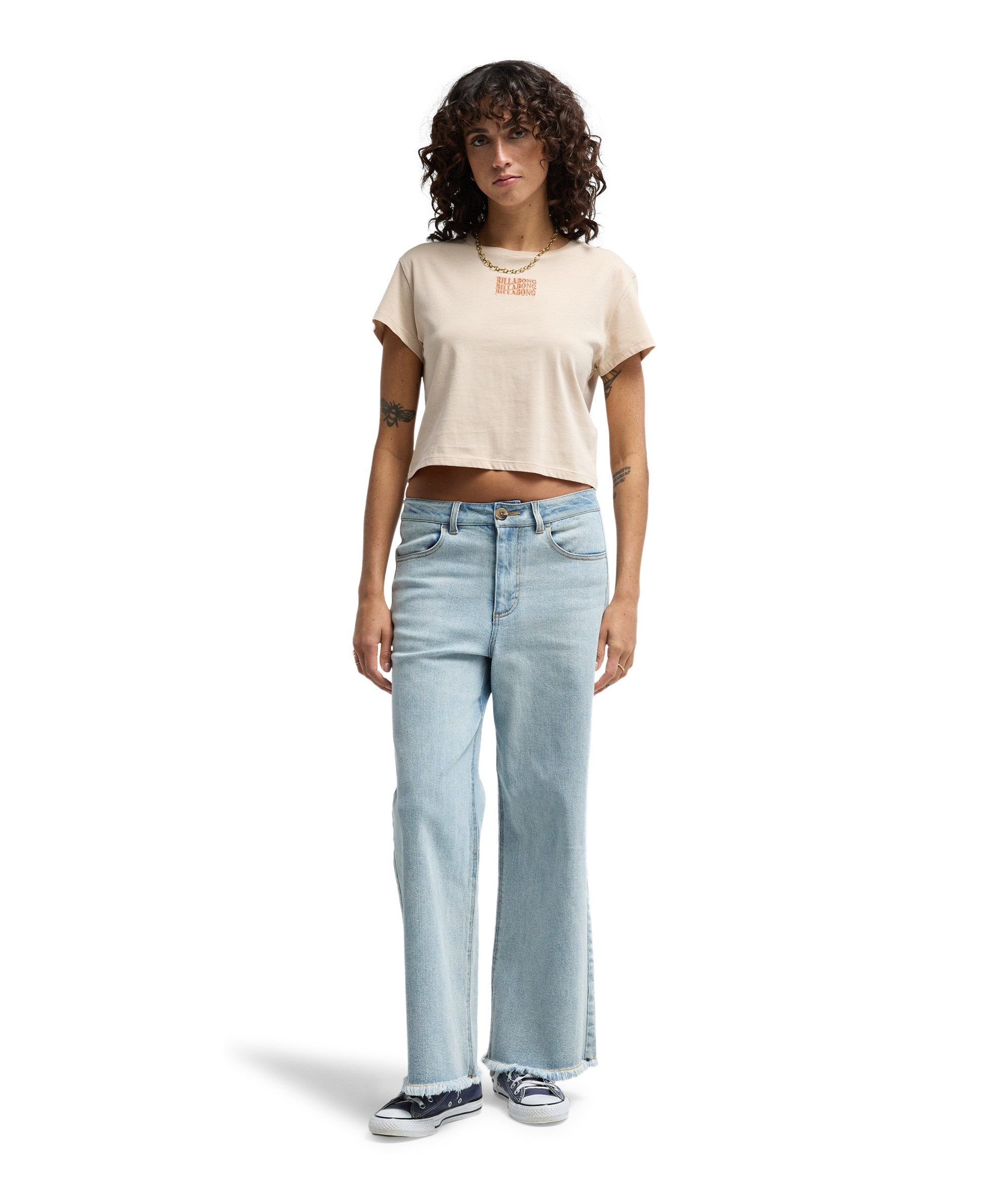 Billabong T-Shirt TRIPLE STACKED aus Baumwolle, für Erwachsene, in den Größen XS bis XL – Bild 4 von 4