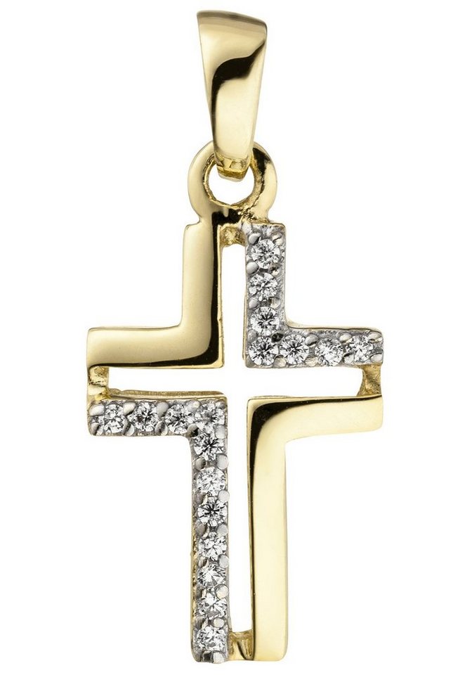 JOBO Kreuzanhänger Anhänger Kreuz, 375... JOBO Kreuzanhänger Anhänger Kreuz, 375...