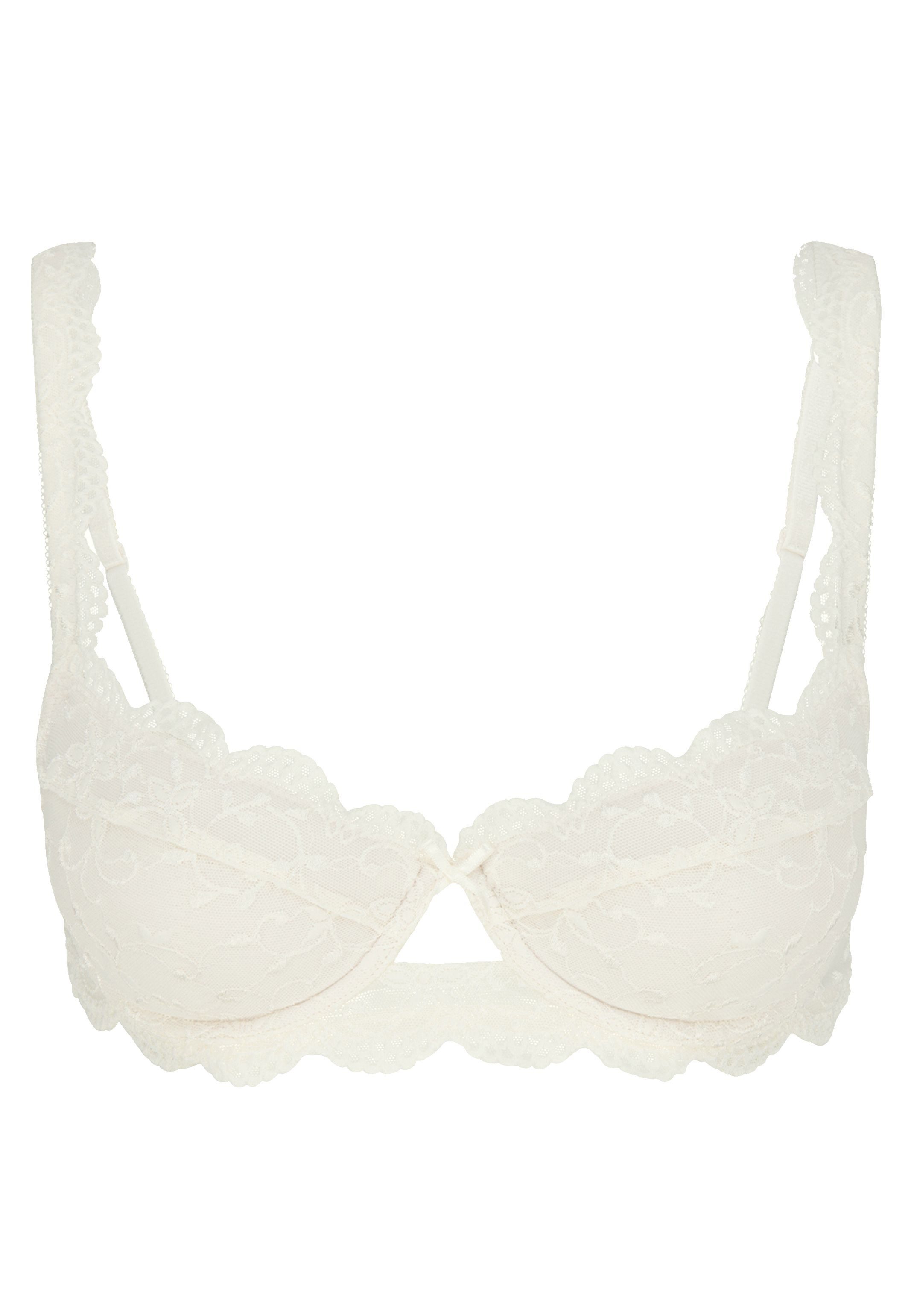 Nina Von C. Push-up-BH Silver Edition (1-tlg) Push-Up Dirndl-BH - Mit Spitzen-Details, Zaubert ein tolles Dekolleté
