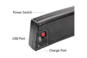 PowerSmart FR18 E-Bike Akku 10,5Ah Elektrofahrradbatterie für AMPERE-Modus faltendes Elektrofahrrad 250W, Panasonic Zellen, Lithium-ion (Li-ion) 10500 mAh (36 V)