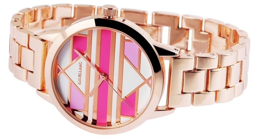 EXCELLANC Quarzuhr 151035500016 Excellanc Damenuhr mit Metallarmband günstig online kaufen