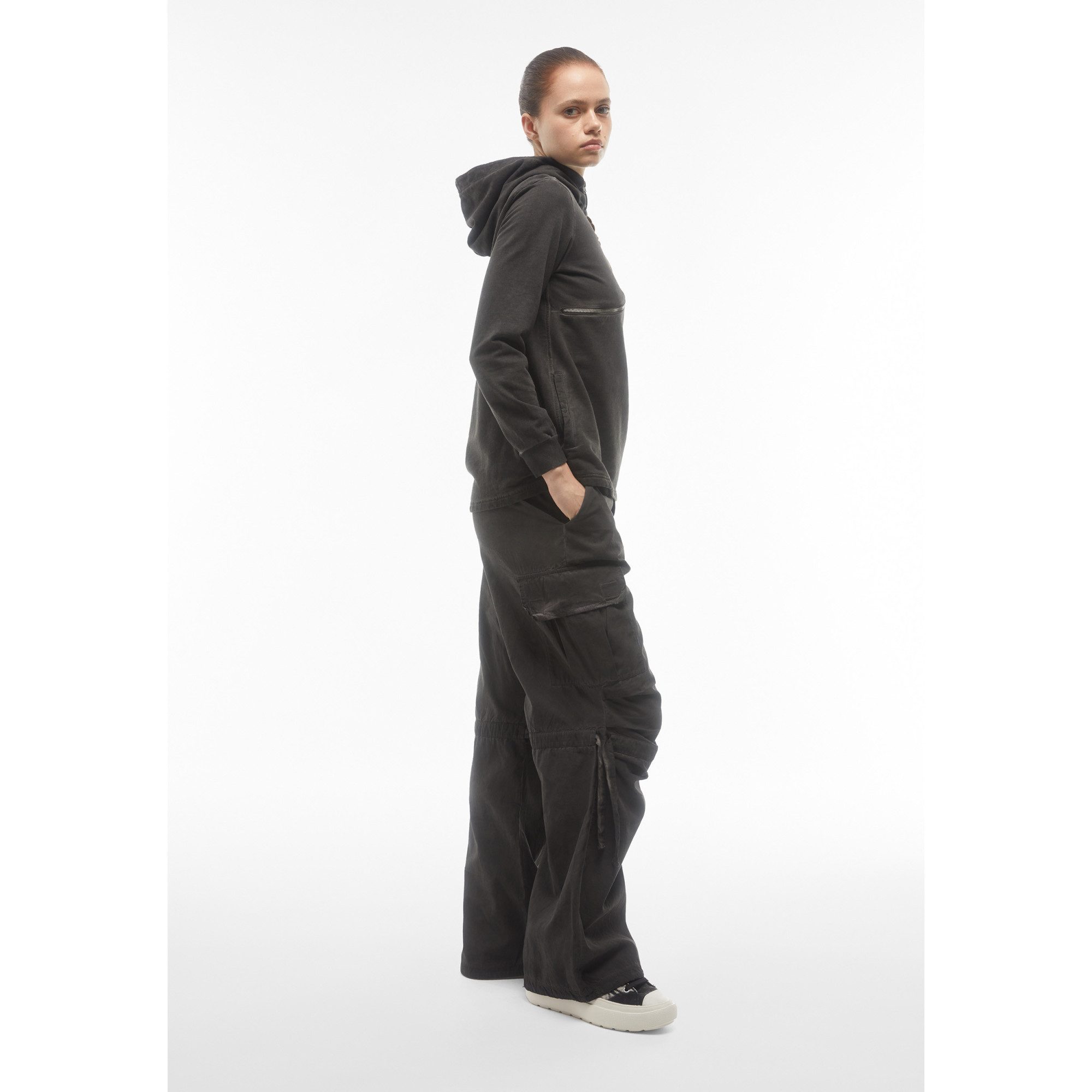 Freddy Cargohose Low WaistVolle LängeBlack Low Waist, Volle Länge