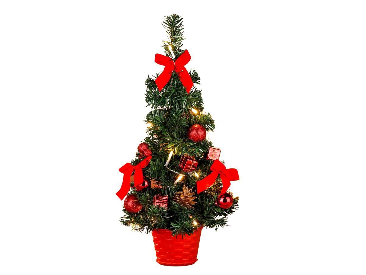 Gravidus Künstlicher Weihnachtsbaum LED künstlicher 45 Weihnachtsbaum cm Tannenbaum
