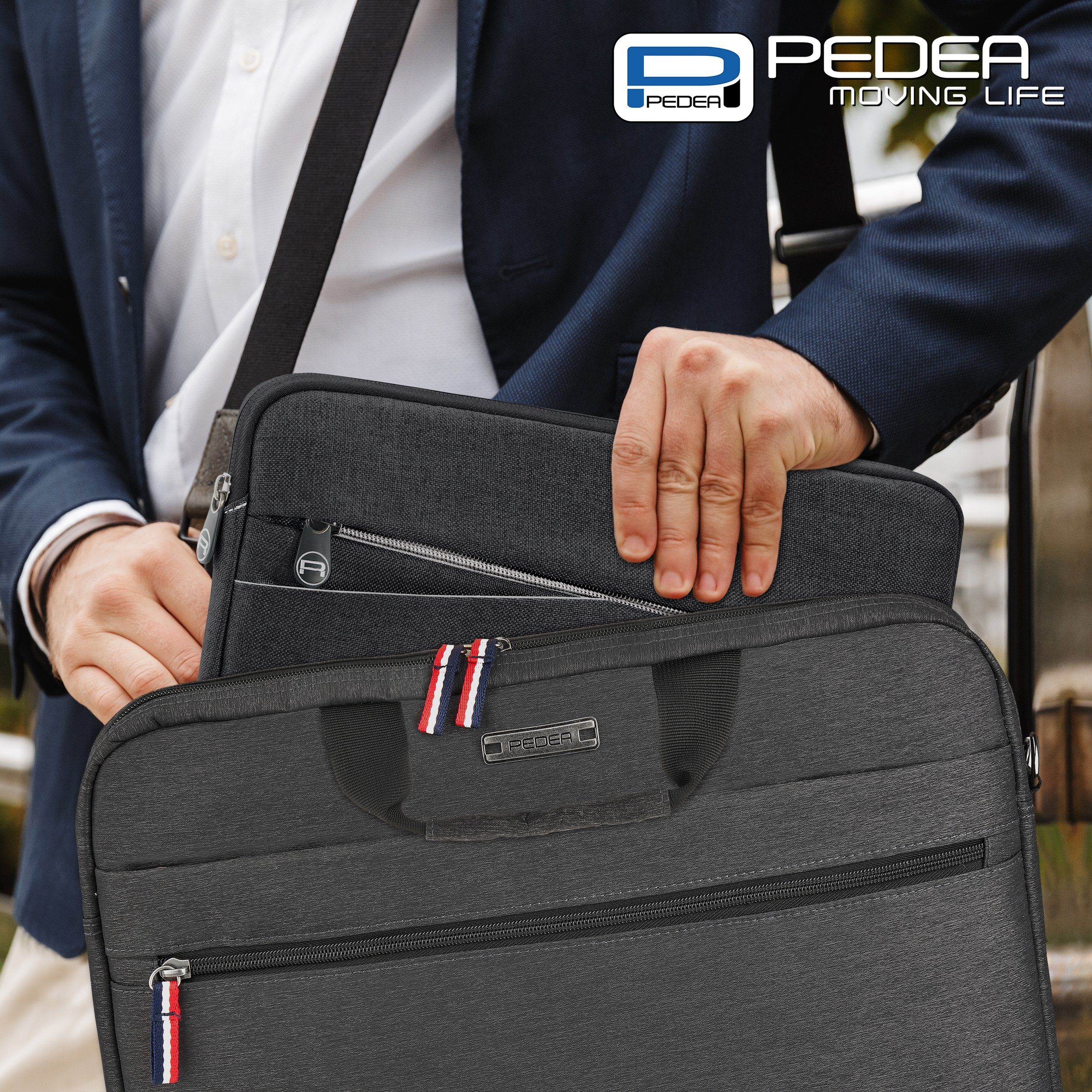 PEDEA Tablettasche FASHION Tablet Hülle mit Polsterung 12,9 / 13 Zoll, Gepolstert mit weichem Innenfutter