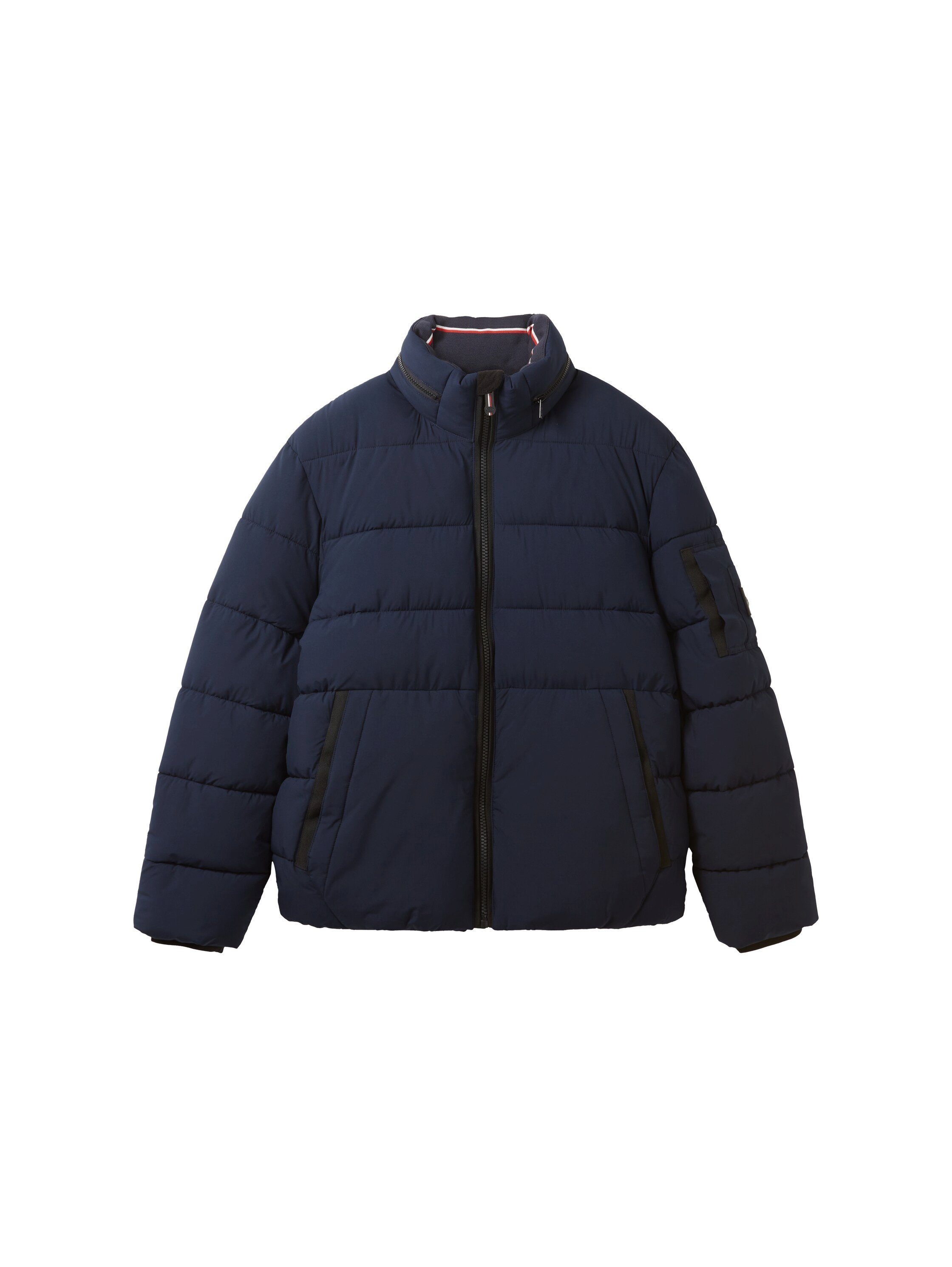 Steppjacke Pufferjacke mit versteckter Kapuze