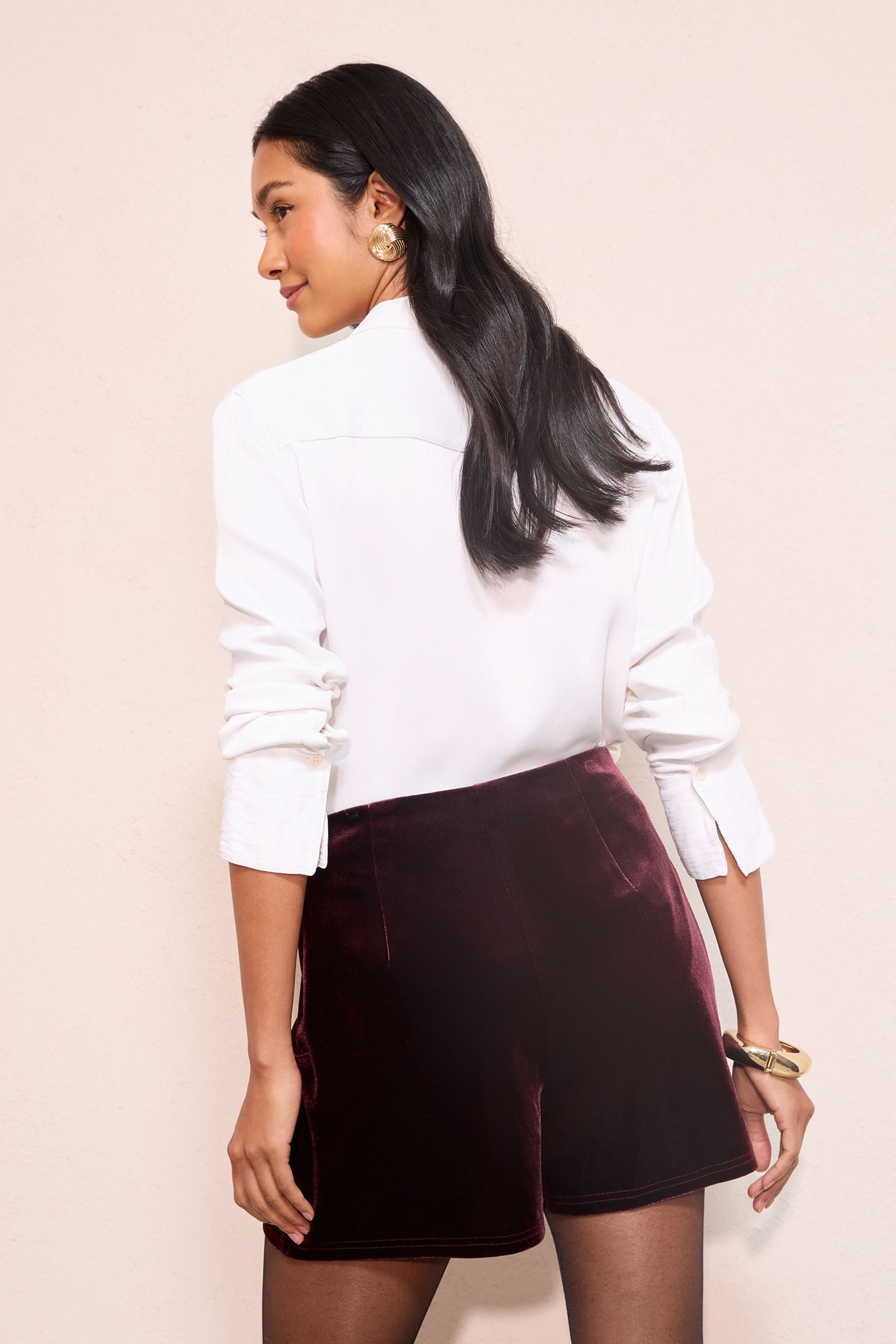 Friends Like These Hosenrock Friends Like These Mini-Hosenrock aus Samt (1-tlg)