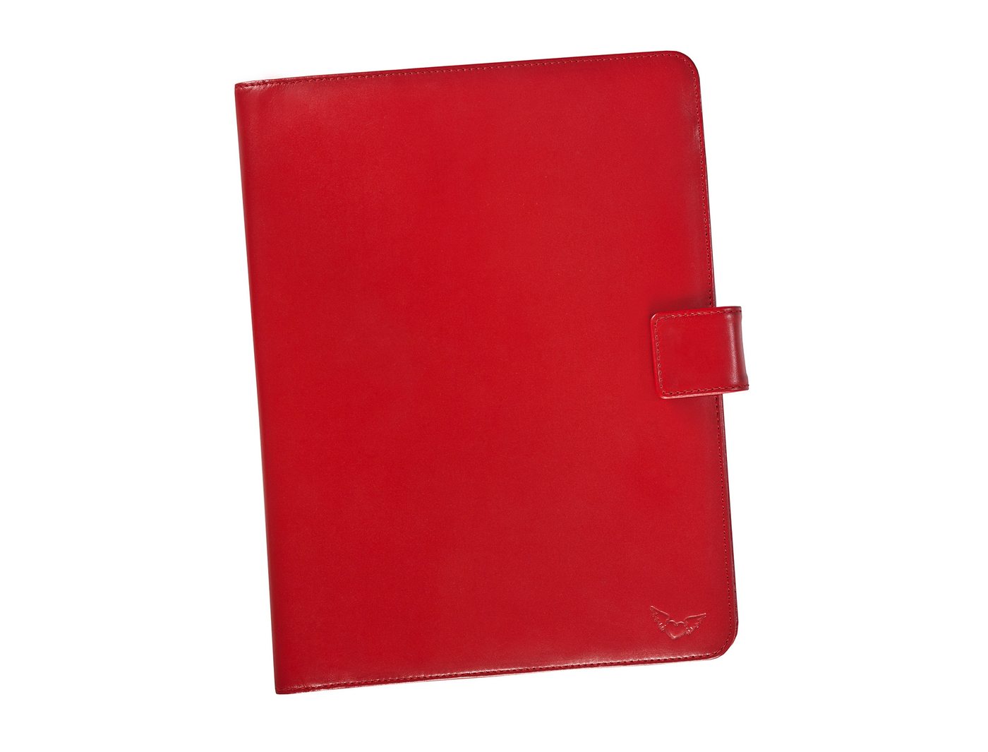 Thumbnail - petit amour Schreibmappe A4 Notizbuch LISA Leder Rot, Organizer Dokumentenmappe, aus Leder