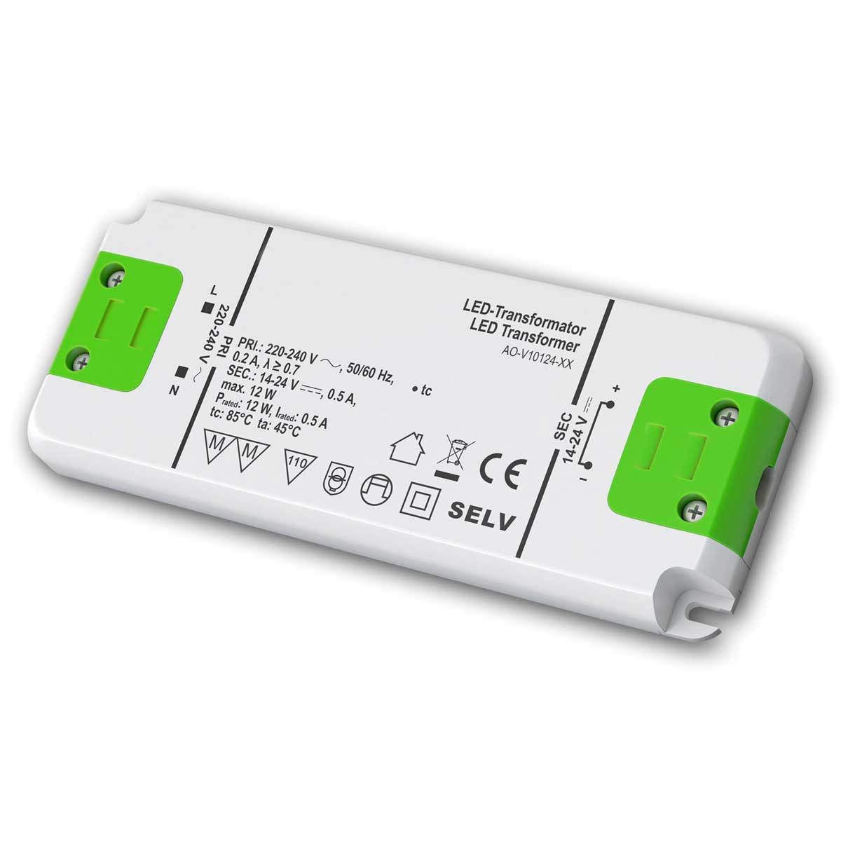 Goobay LED-Konstantstrom-Trafo 500mA max 12W, Slim LED Trafo