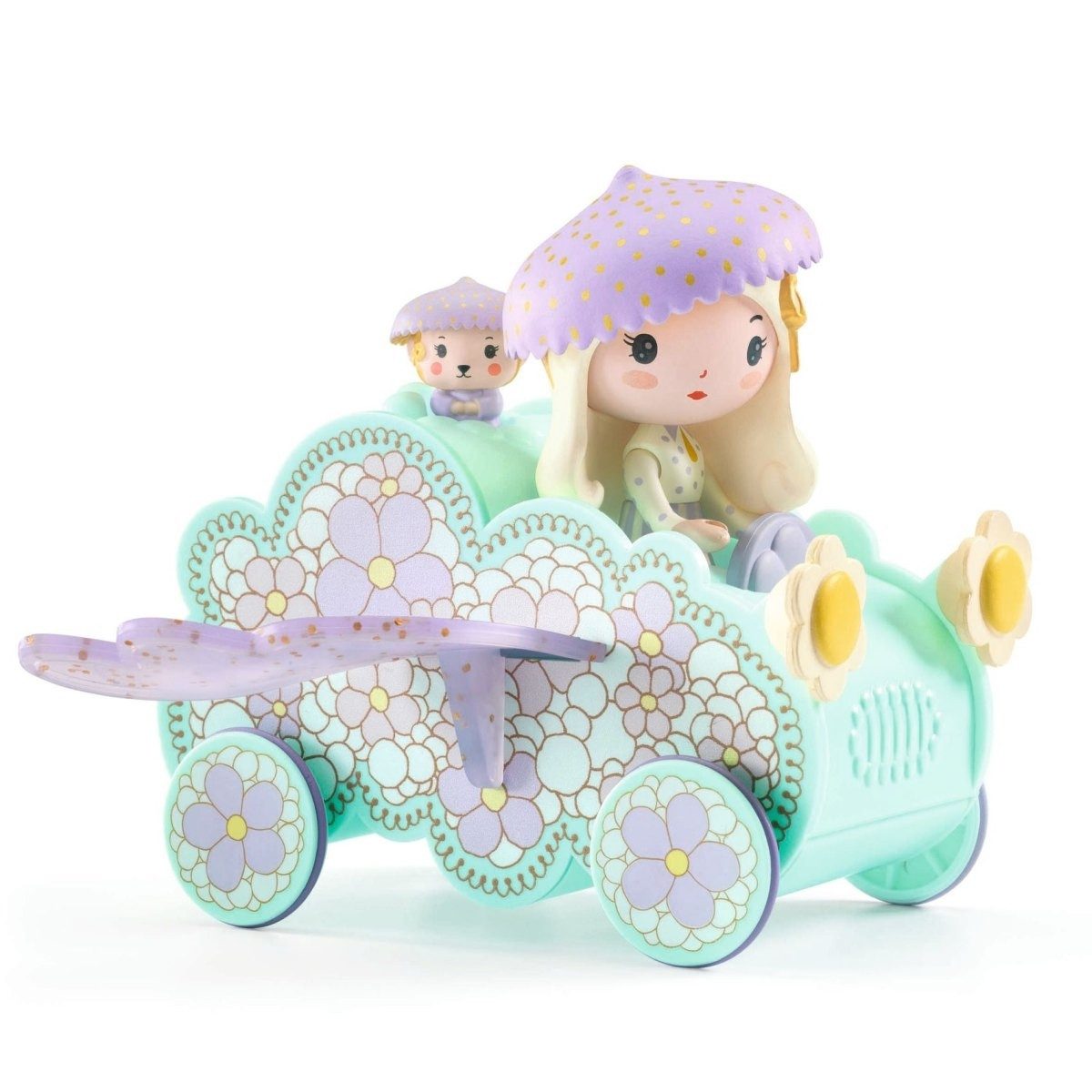 DJECO Spiel Tinyly: Jil Tinycar Spielset für Kinder, Tinyly: Jil Tinycar, Spielset