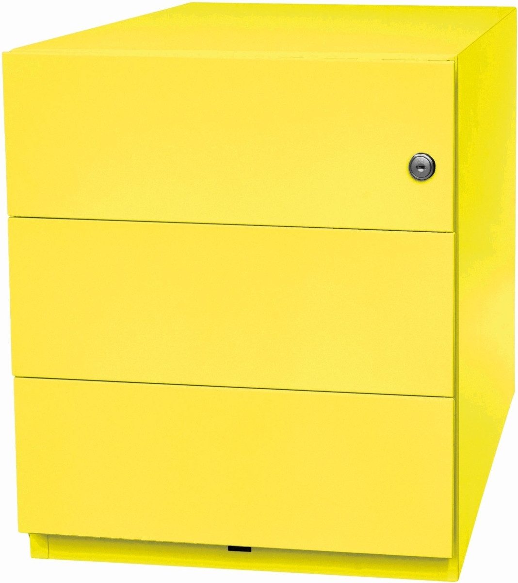 Bisley Container Rollcontainer Note NWA Stahl 3x Materialschub HxBxT 495x420x565mm zink