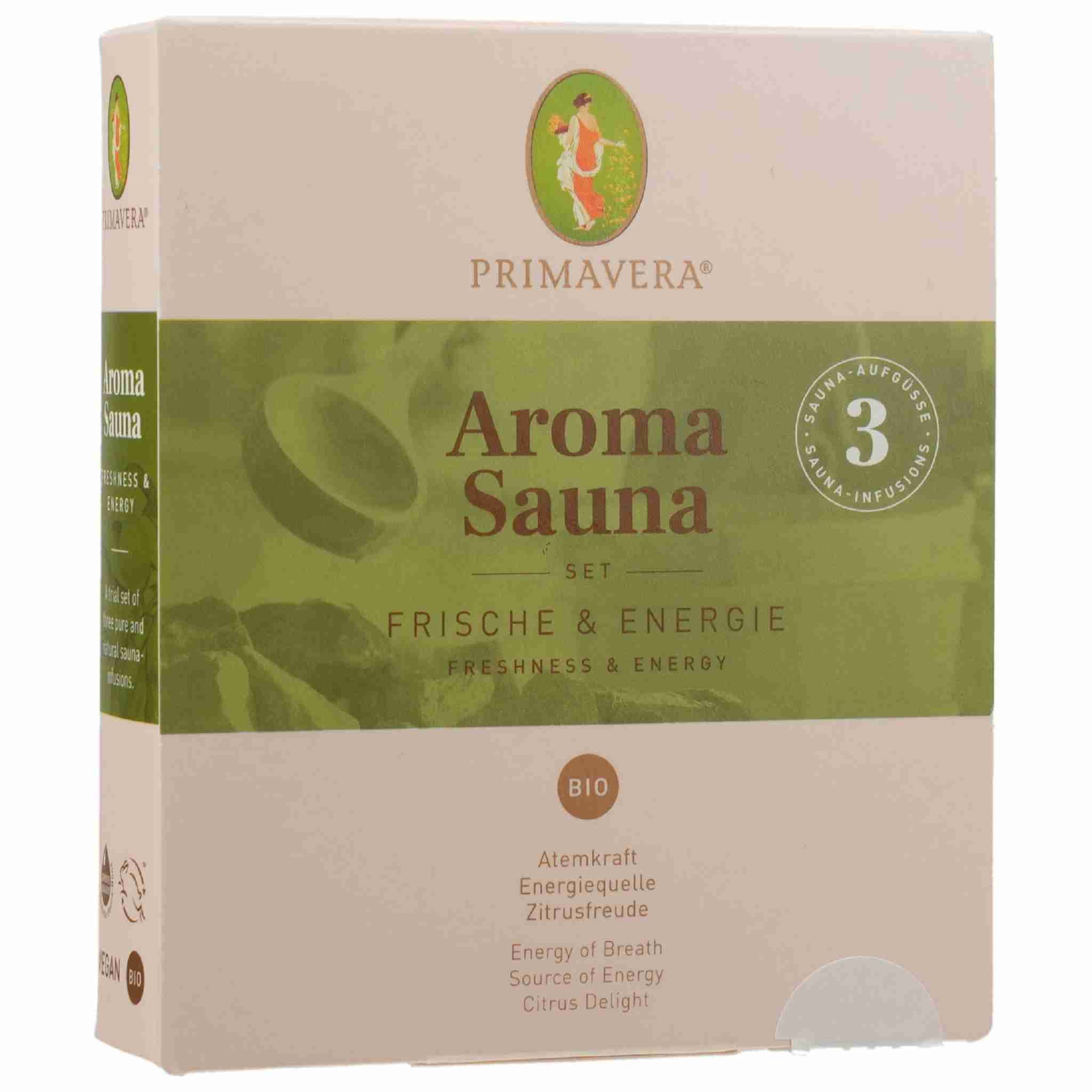 Primavera Duftöl Aroma Sauna Frische & Energie 3x 10ml