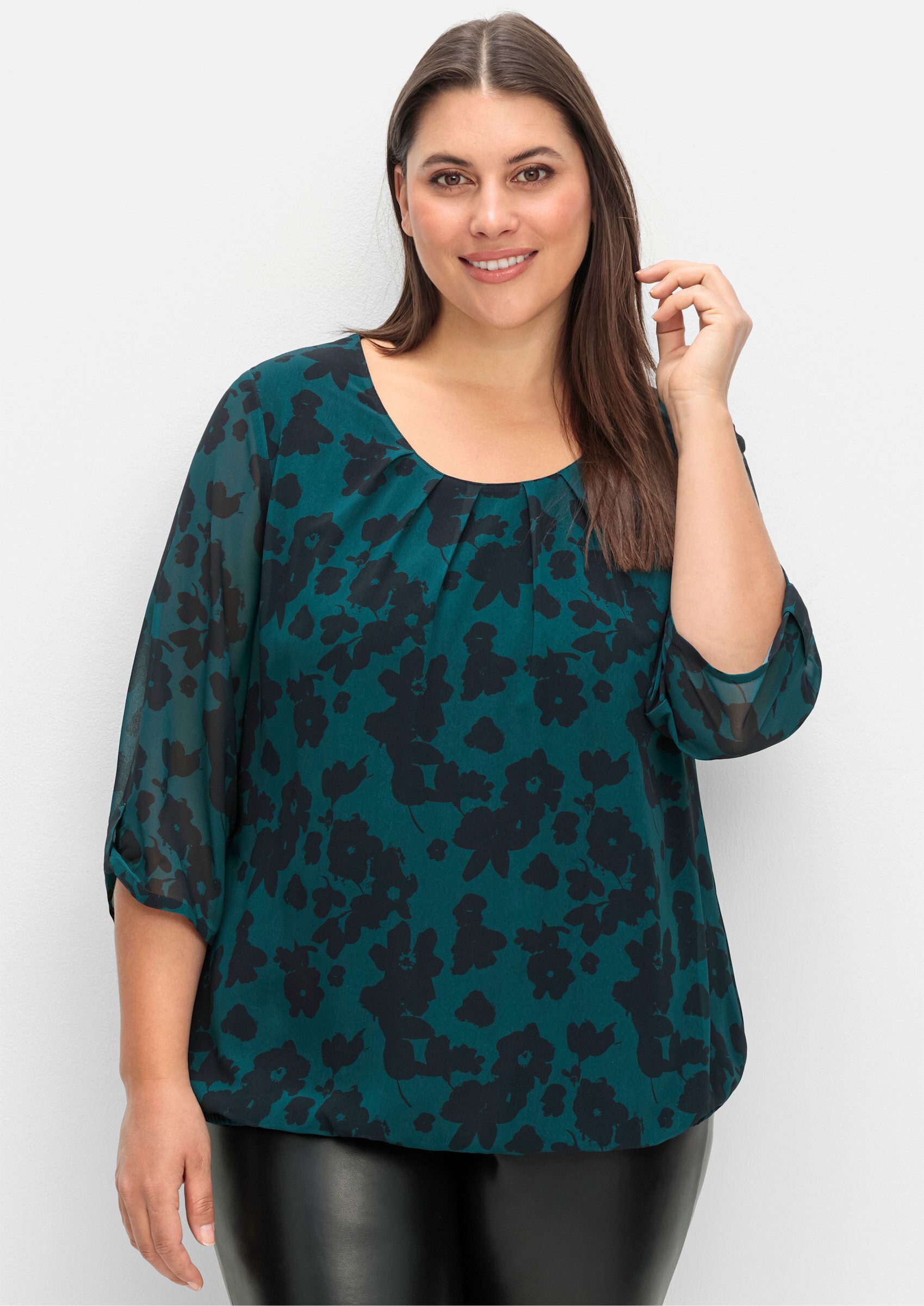 Sheego Klassische Bluse Tunika . günstig online kaufen