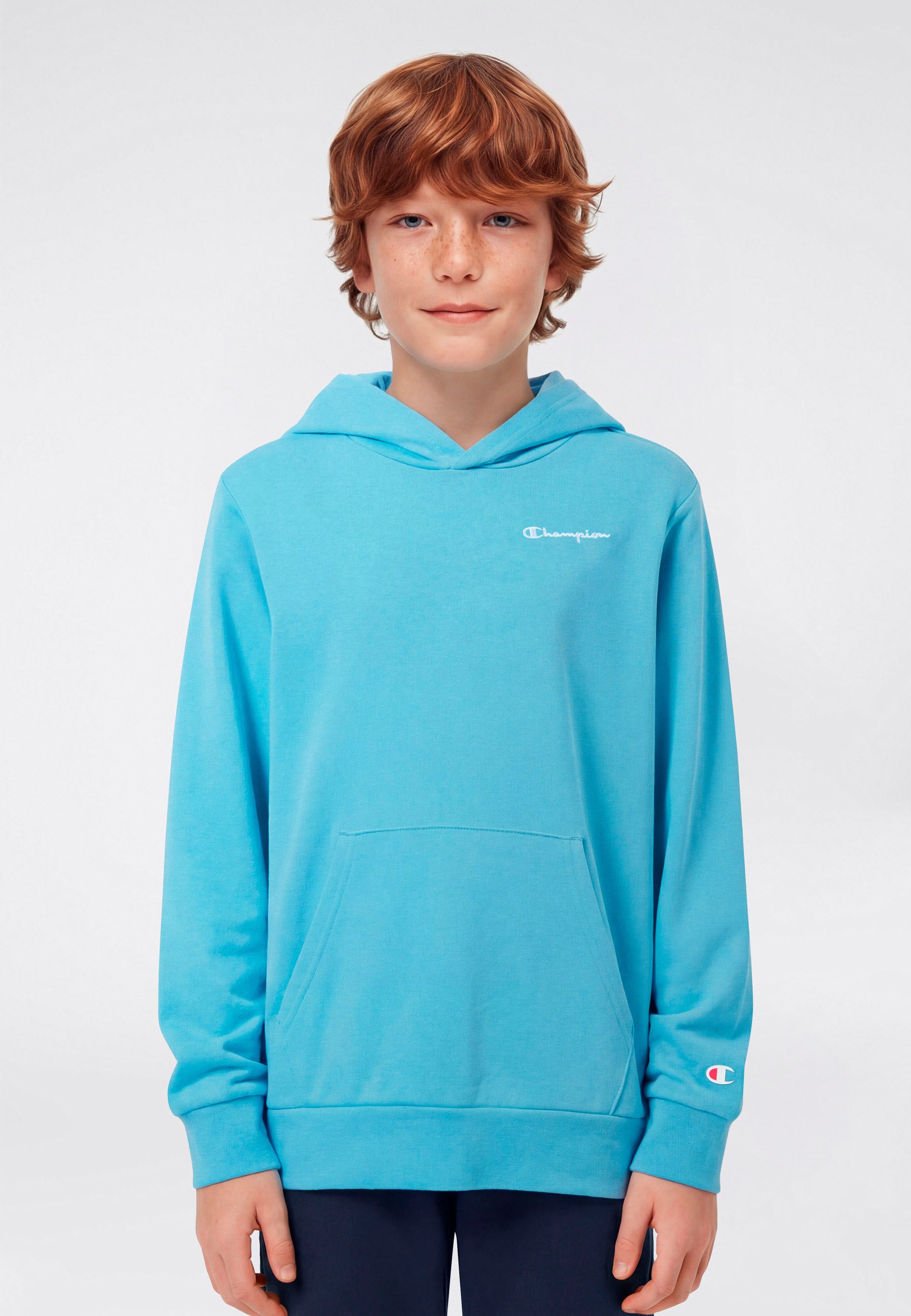 Champion Kapuzensweatshirt ICONS CONTRAST Terry Hoodie (1-tlg) für Kinder, sportlicher Stil, mit Kapuze