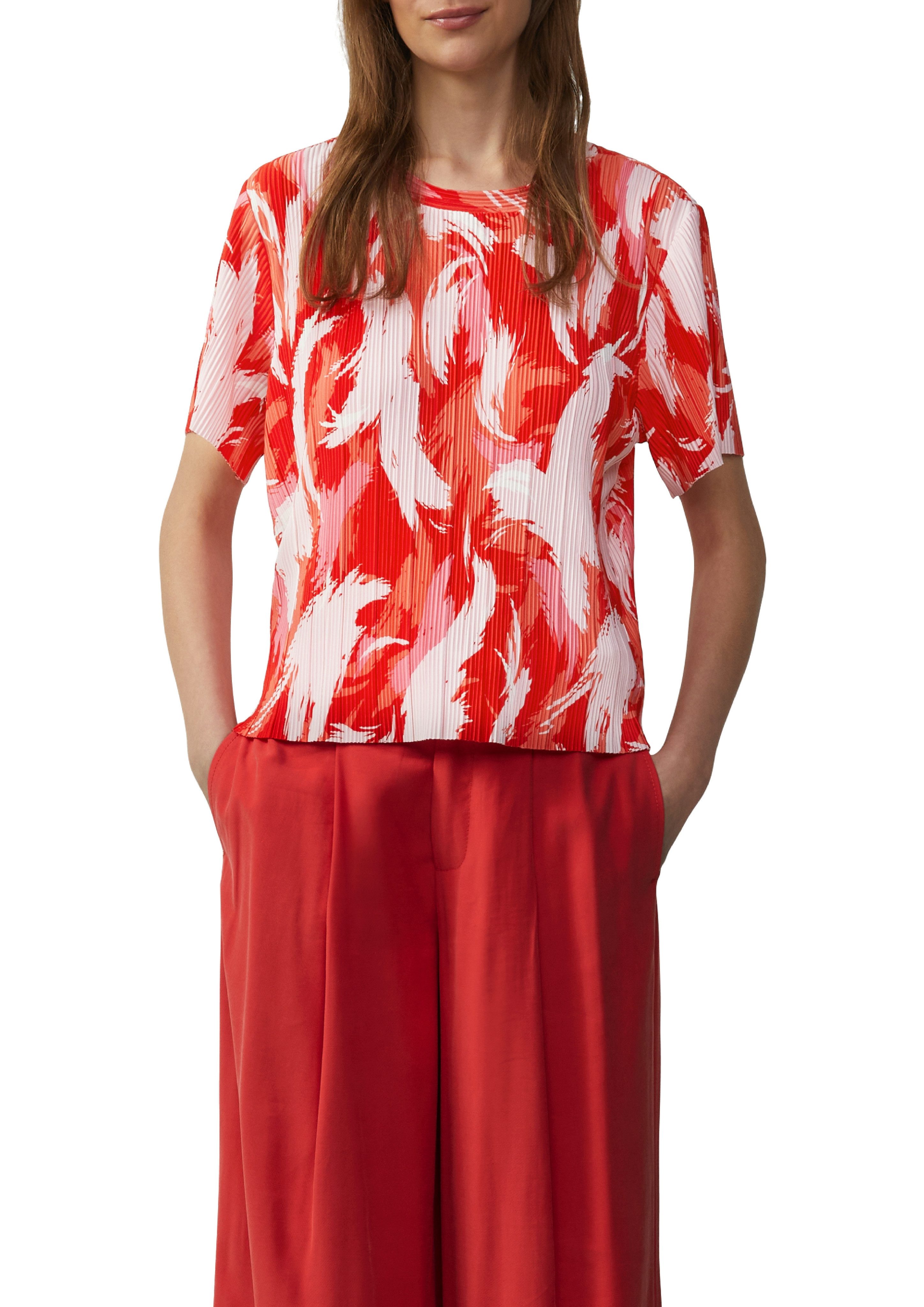 s.Oliver T-Shirt mit All-Over Print günstig online kaufen