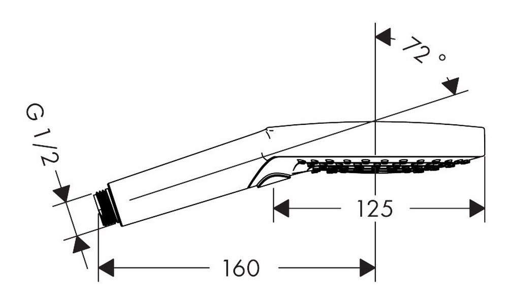 Thumbnail - hansgrohe Handbrause Axor ShowerSolutions 120, 3jet