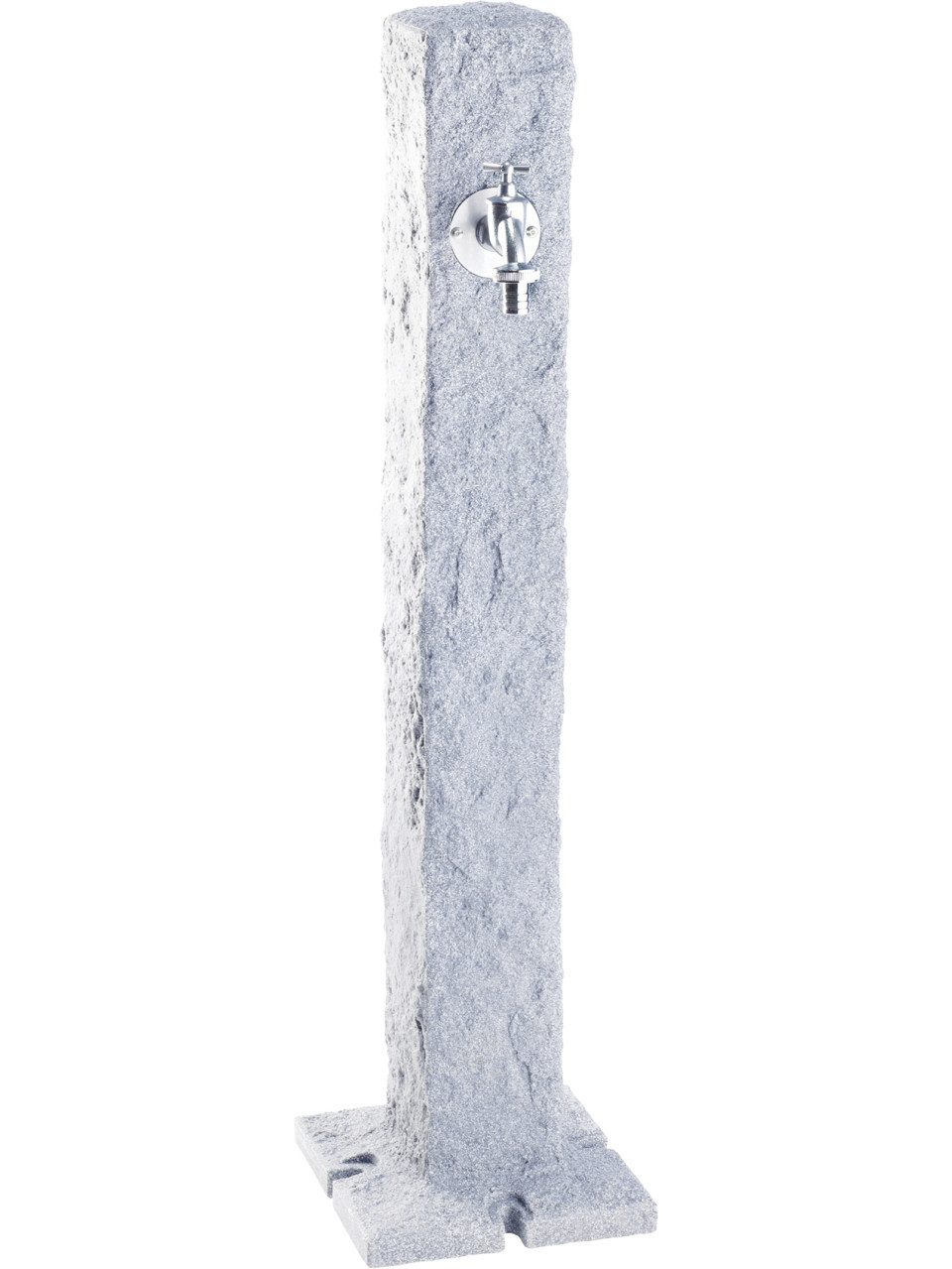 GARANTIA Gartenbrunnen Garantia Wasserzapfsäule Lightgranit 13 x 13 x 100