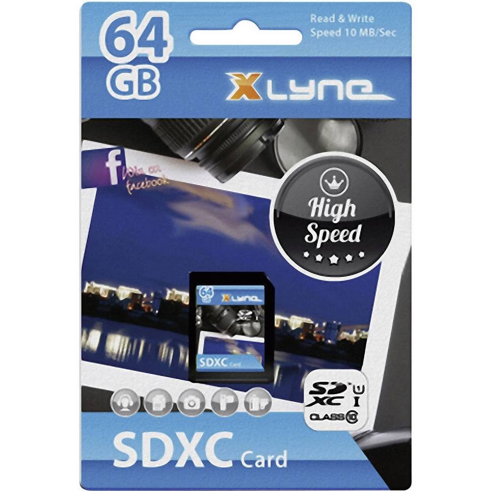 XLYNE SDXC Karte 64GB Class 10 7364000 Speicherkarte