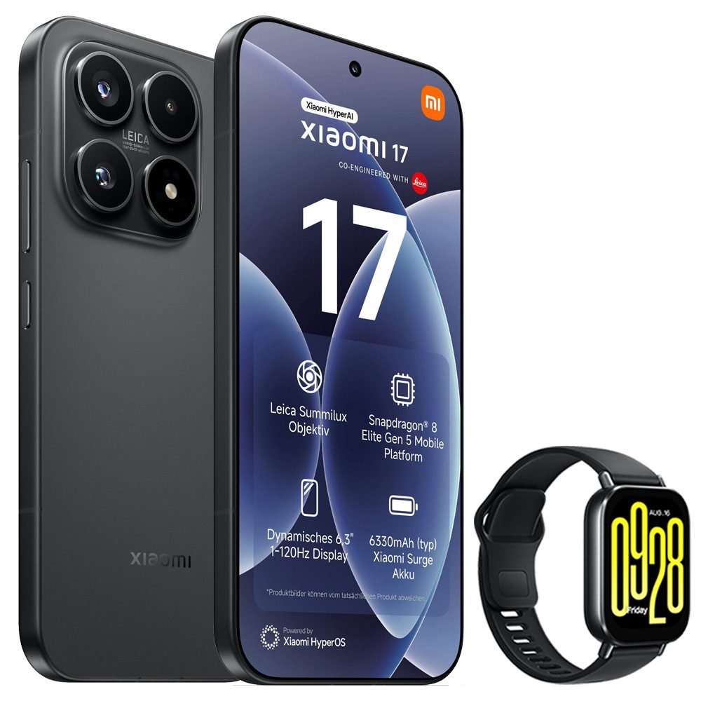 Xiaomi Xiaomi 17 12+512GB Smartphone & Smartwatch Handy (50 MP Kamera)
