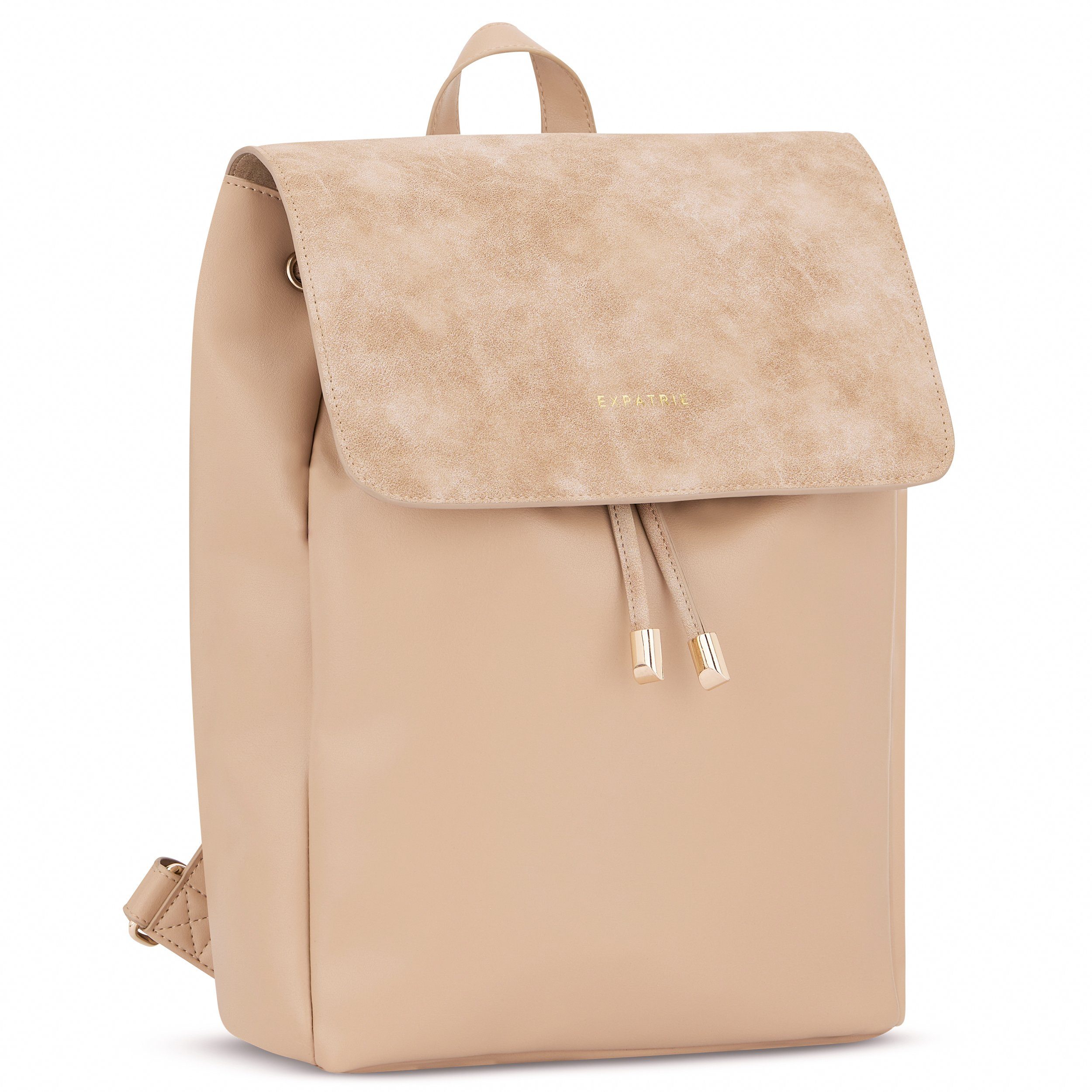 Expatrié Rucksack ESTELLE Rucksack Damen, Tagesrucksack, Viele Fächer, Wasserabweisend