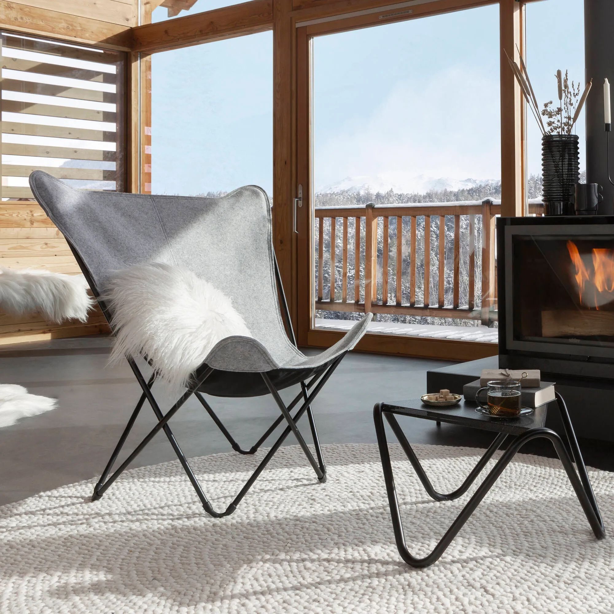 Lafuma Relaxsessel Lafuma Butterfly Sessel Sphinx Soft Hellgrau Lightgrey