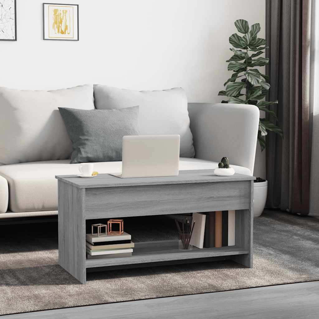 vidaXL Couchtisch Couchtisch Grau Sonoma 102x50x52,5 günstig online kaufen