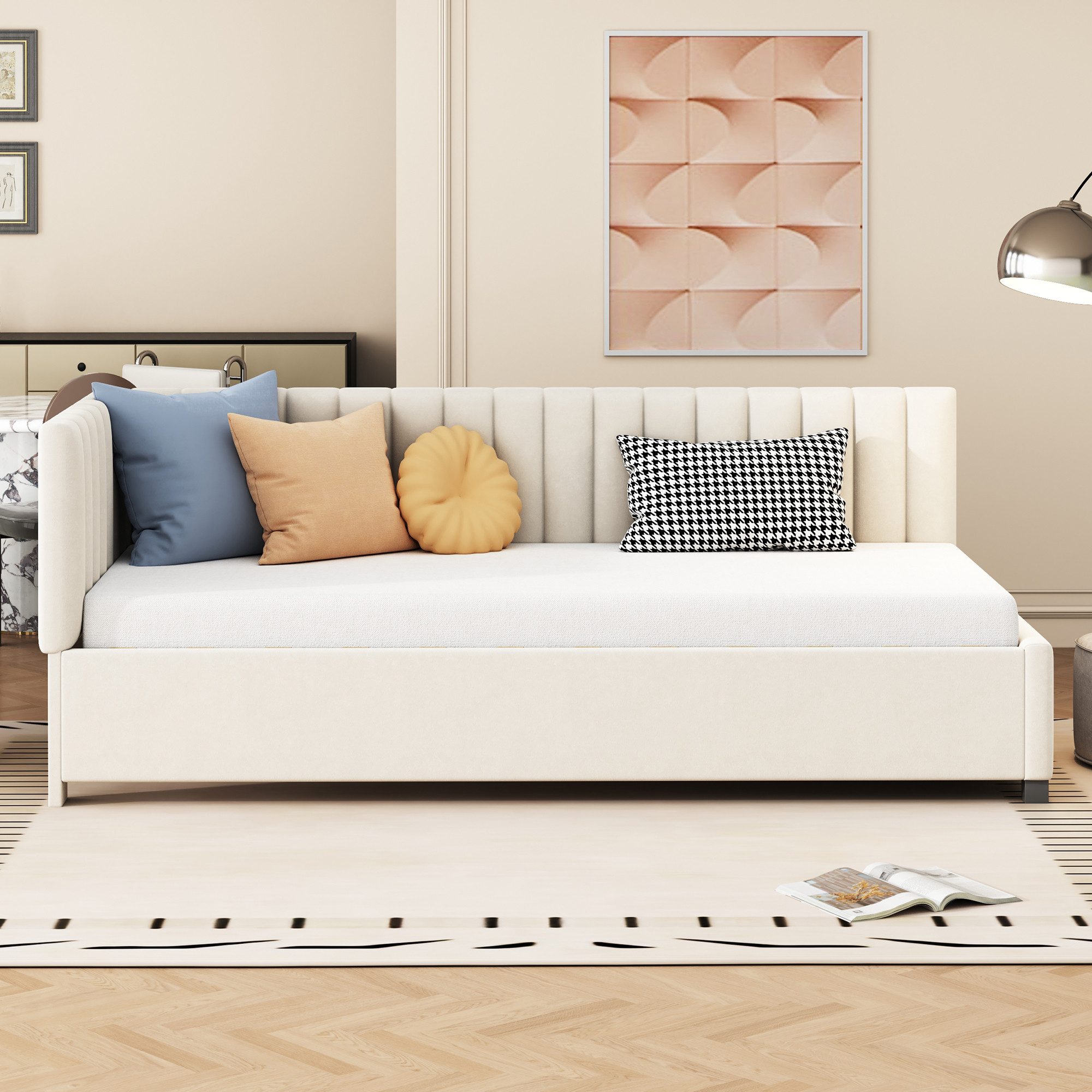 Odikalo Polsterbett Schlafsofa 90*200 Multifunktionsbett mit/ohne günstig online kaufen