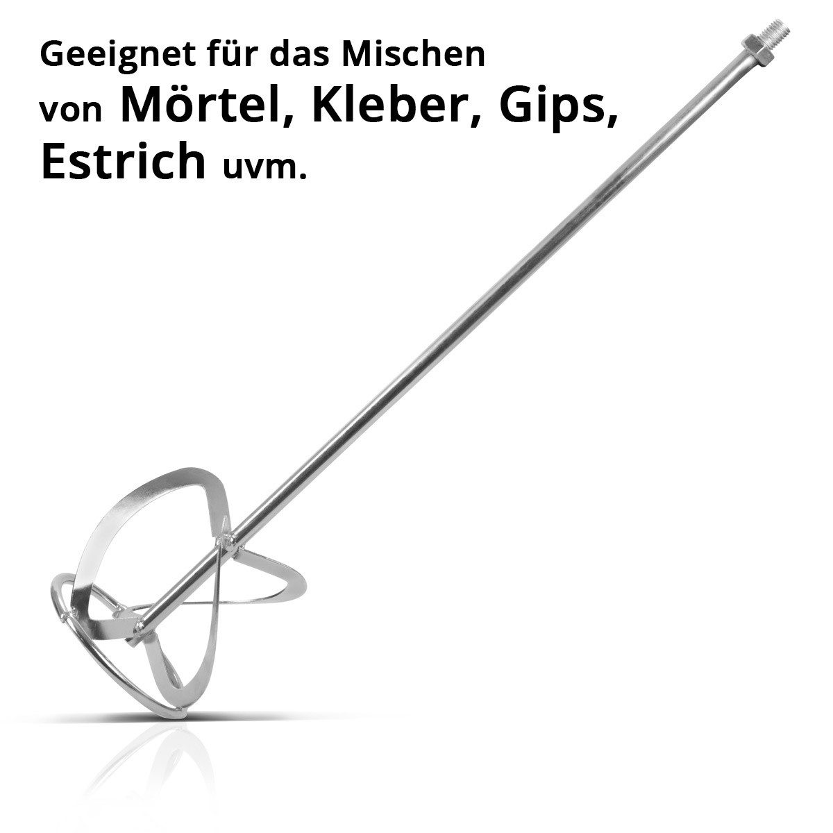 STAHLWERK Rührwerk Rührwerk 1.200 W 850 U/min Mörtelrührer Drehzahlregelung Zusatzquirl, Ø 120 mm, Set, 1-tlg.