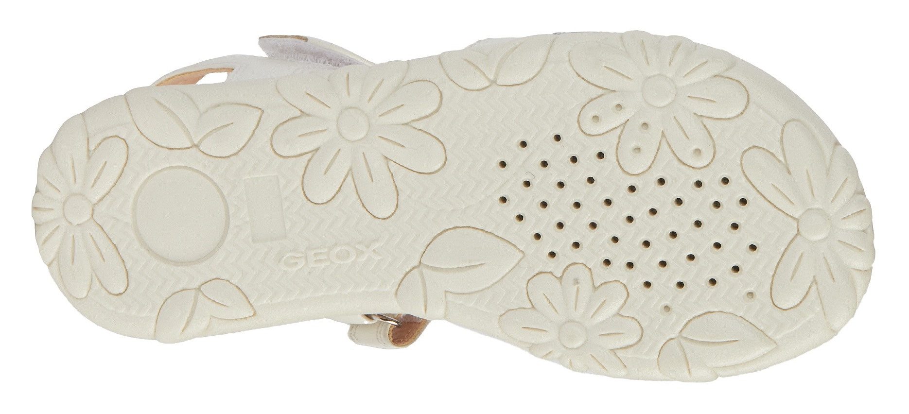 Geox J SANDAL HAITI GIRL Sandale, Glitzersandale, Klettschuh im Metallic Look – Bild 5 von 5