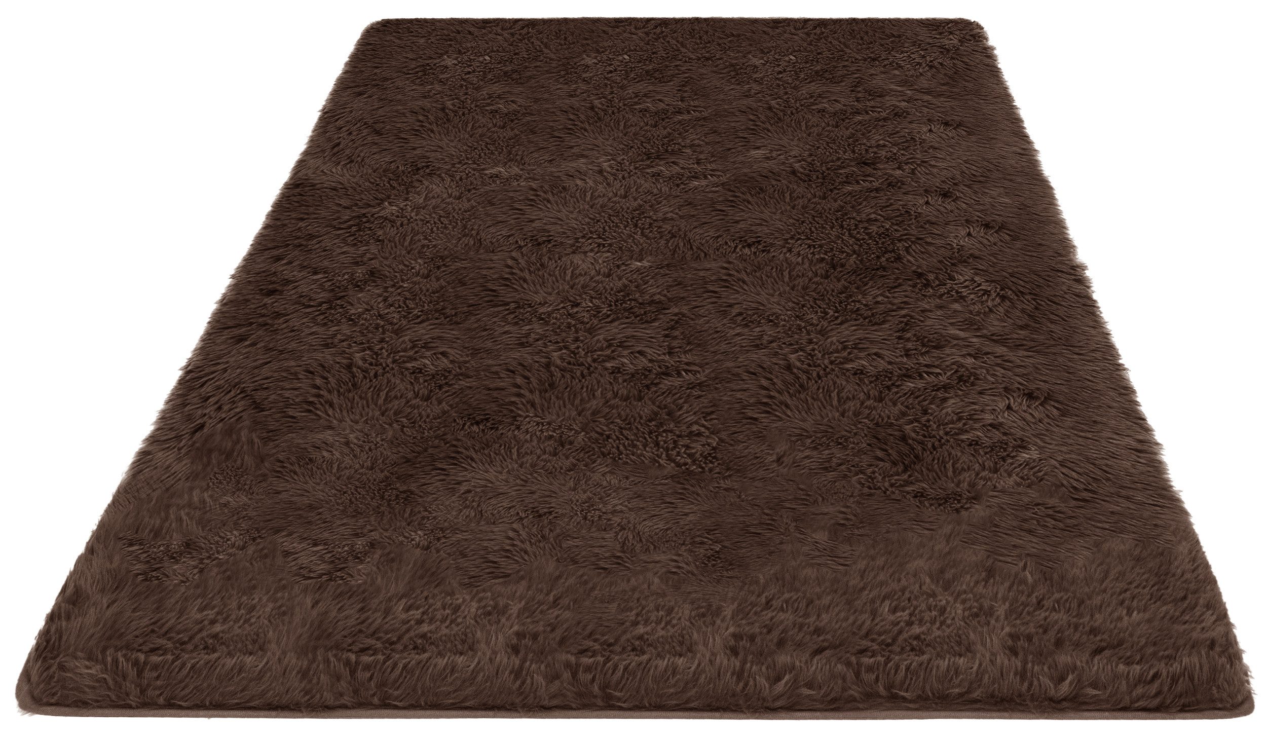 OTTO home Hochflor-Teppich Silky, besonders weich und kuschelig, sehr dichte Qualität, rechteckig, Höhe: 33 mm, rutschhemmend beschichtet, waschbar, uni, Wohnzimmer, Schlafzimmer