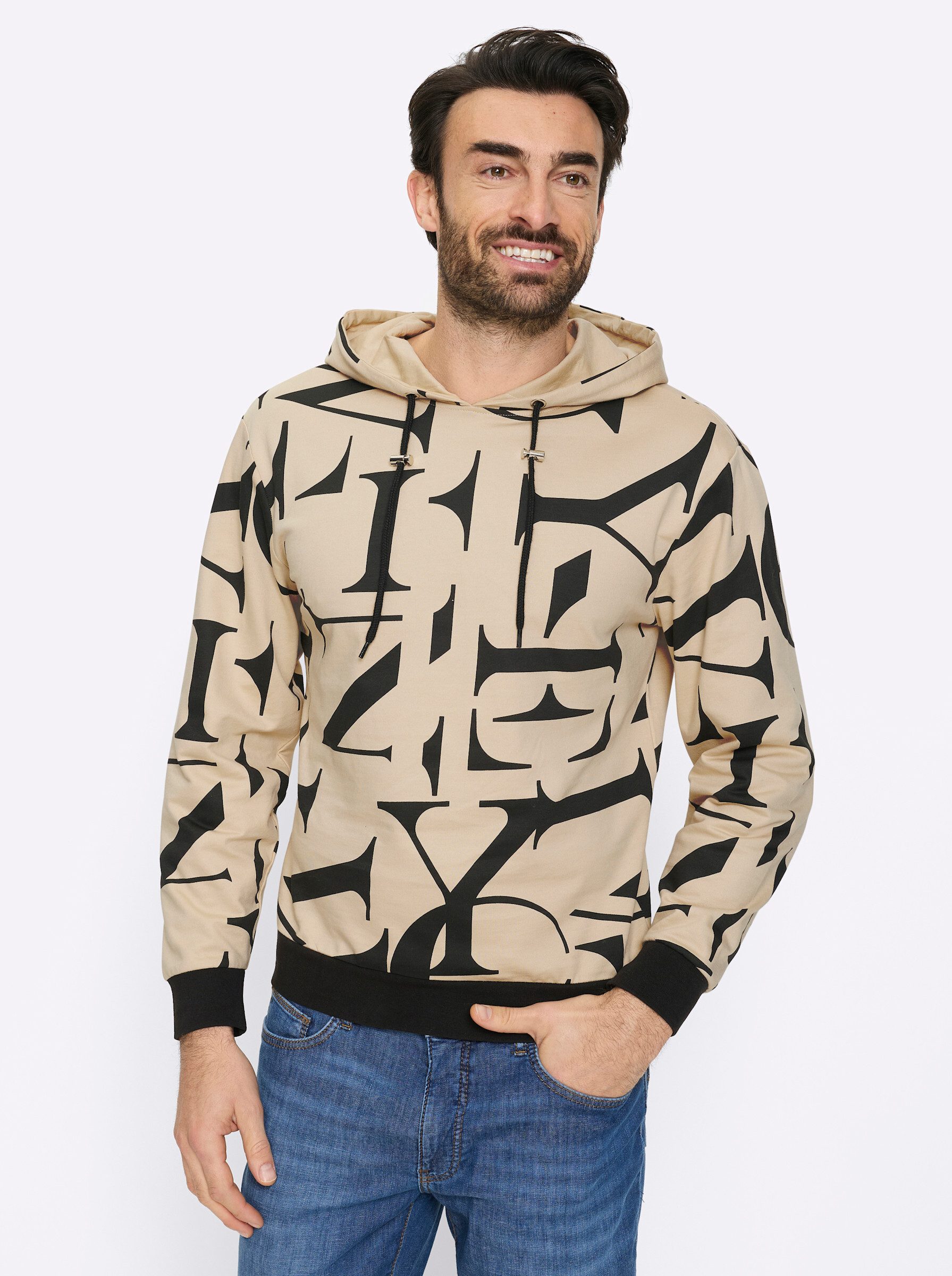 Witt T-Shirt Kapuzensweatshirt Langarm
