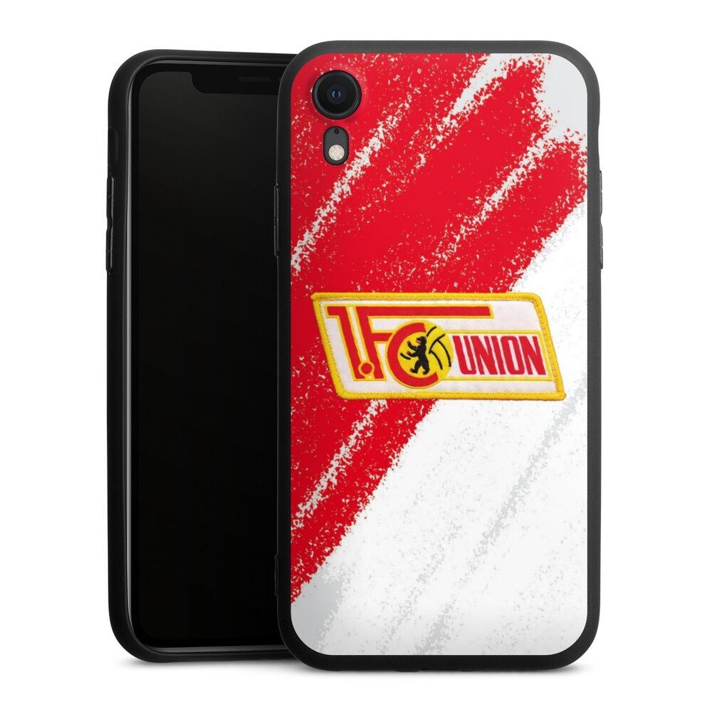 DeinDesign Handyhülle Offizielles Lizenzprodukt 1. FC Union Berlin Logo, Apple iPhone Xr Silikon Hülle Premium Case Handy Schutzhülle