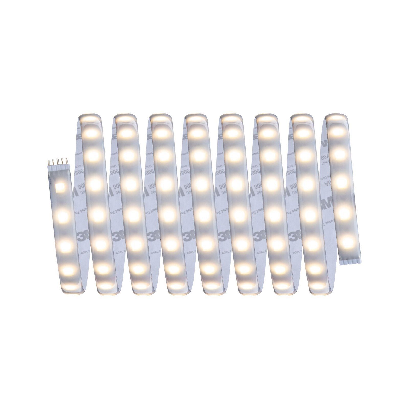 LED-Streifen MaxLED 500 Basisset 3m 20W 230/24V 36VA Silber Kunststoff