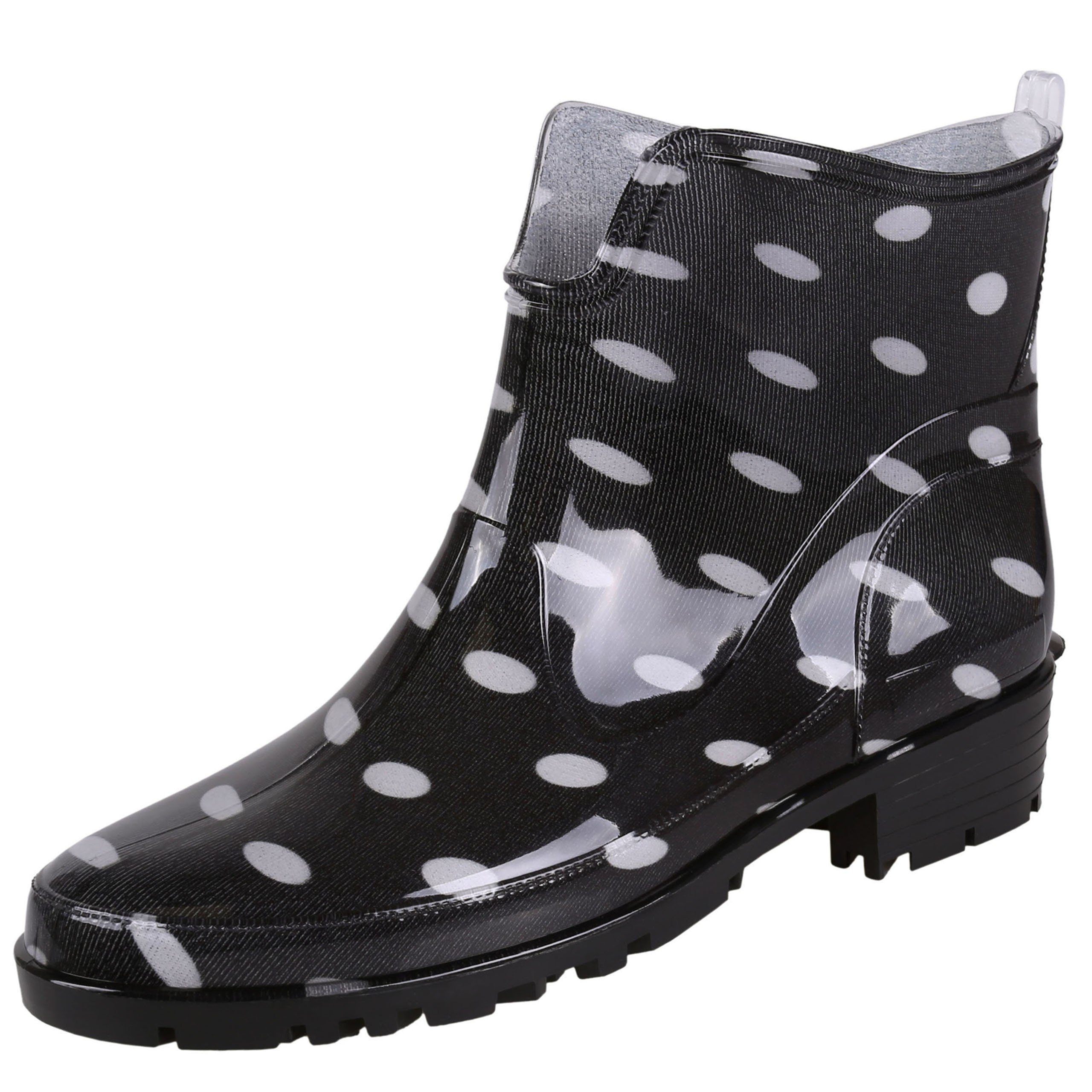 Sarcia.eu Schwarze, kurze Gummistiefel Regenstiefel mit günstig online kaufen