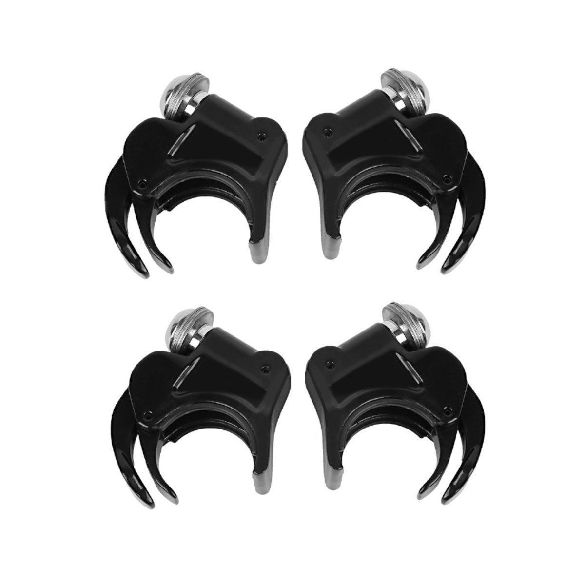 Craftride Reisetasche 2x Windschild Klammern 39mm für Harley Davidson Sportster 88-20 Dyna 9