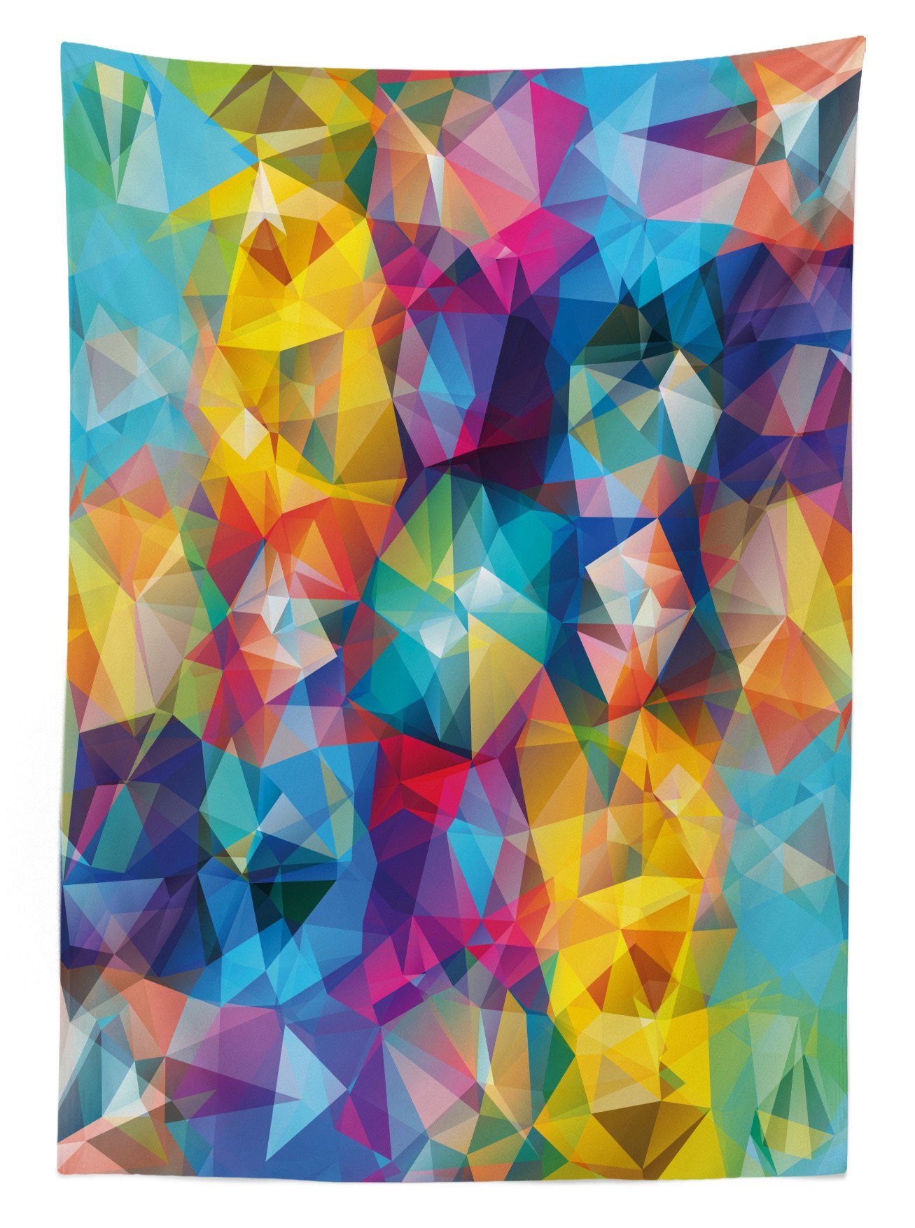 Abakuhaus Tischdecke Farbfest Bunt den Farben, Mosaik Waschbar geometrisches Für geeignet Klare Außen Bereich Mosaik