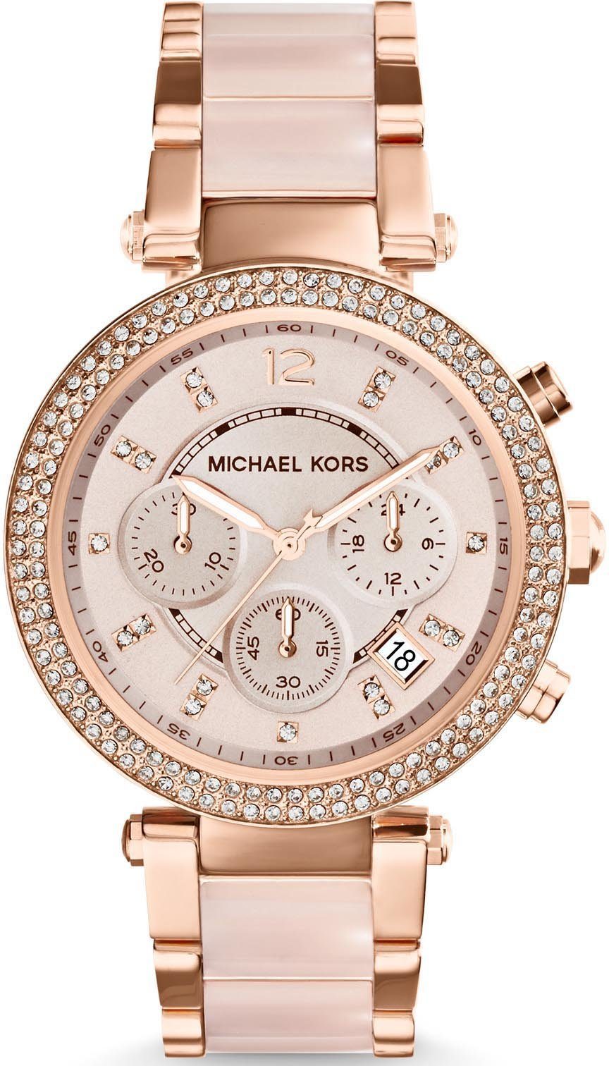 MICHAEL KORS Chronograph PARKER MK5896, Quarzuhr, günstig online kaufen